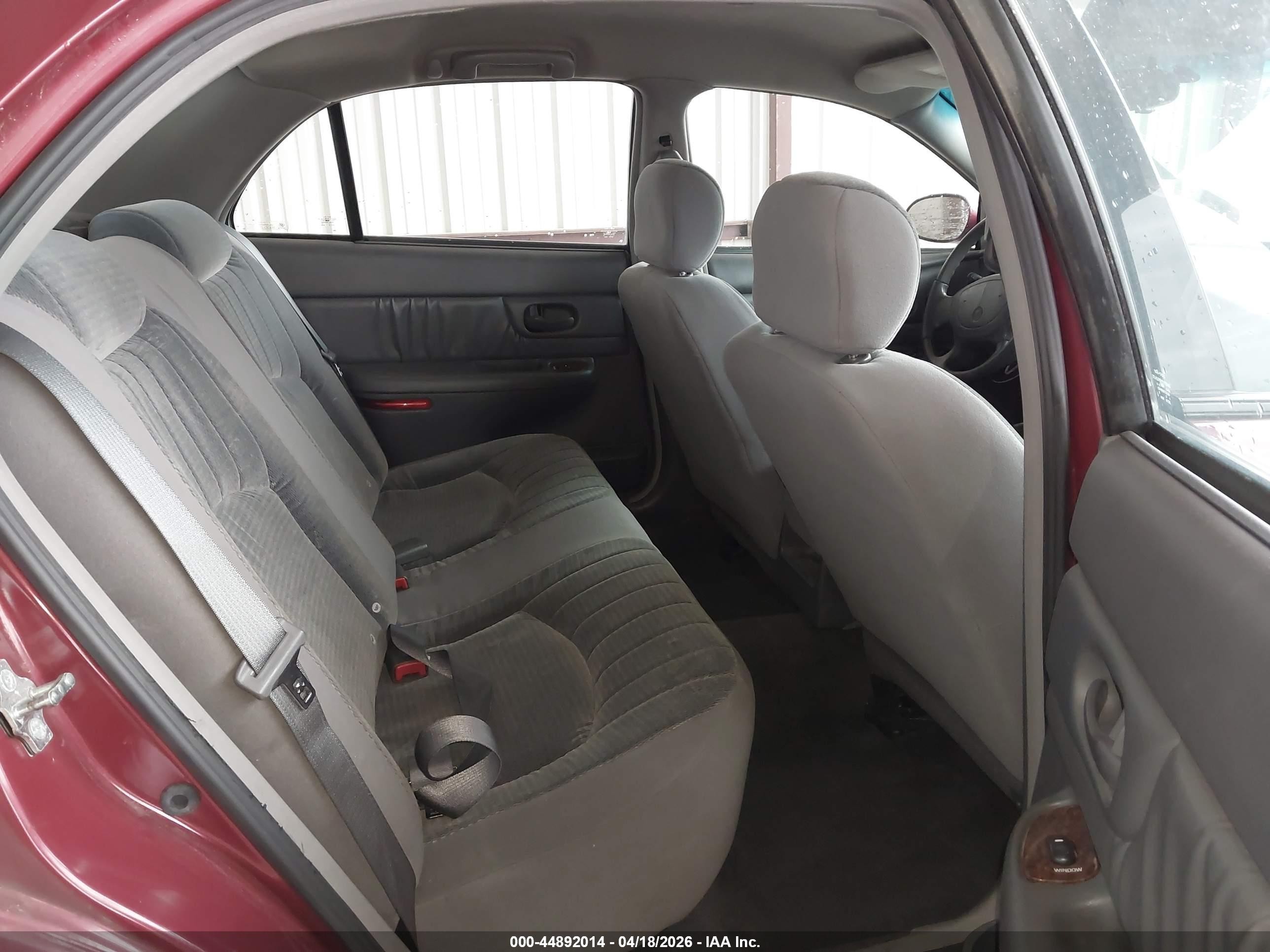 2004 Buick Century   Red vin: 2G4WS52J341238504