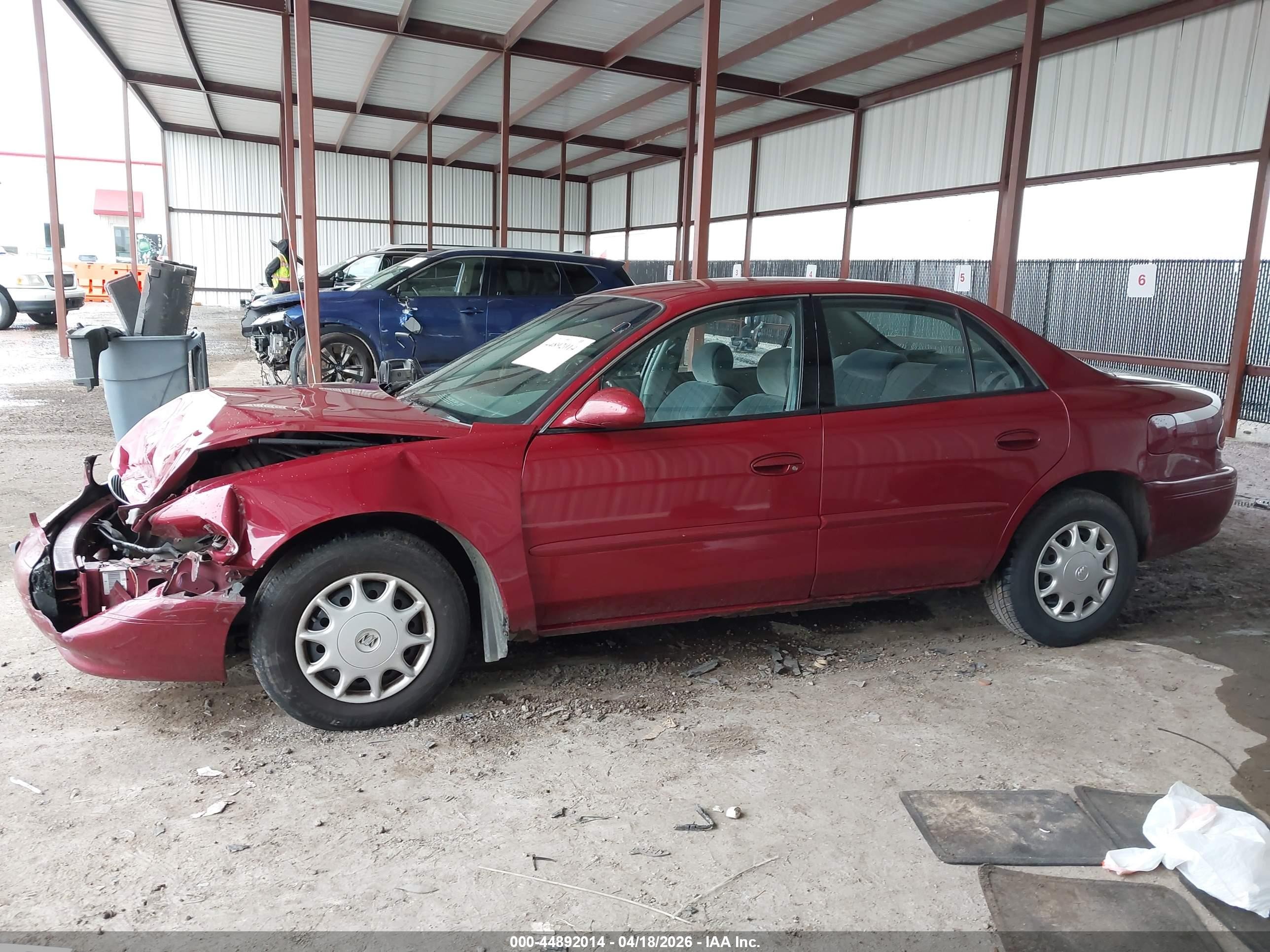 2004 Buick Century   Red vin: 2G4WS52J341238504