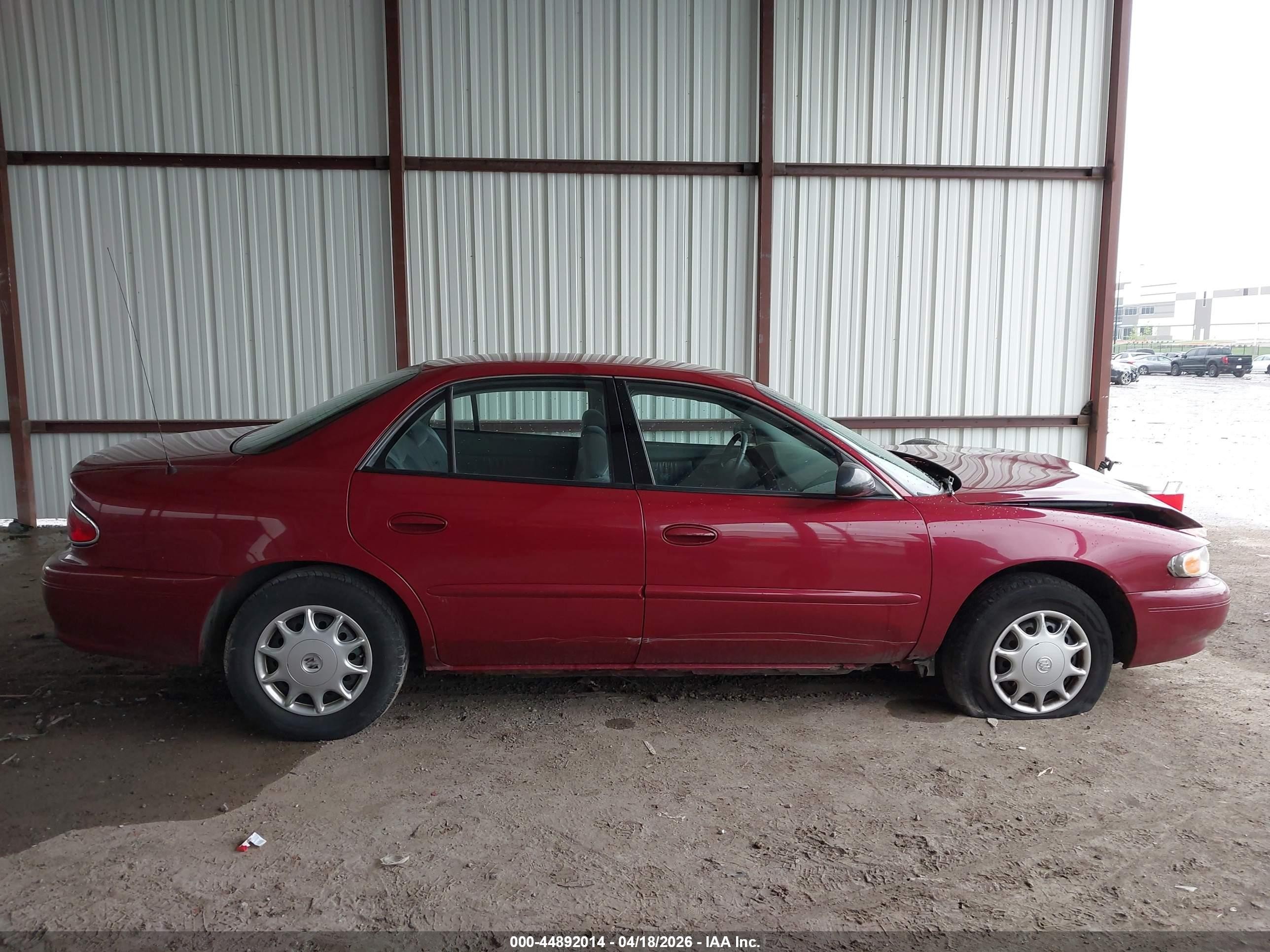 2004 Buick Century   Red vin: 2G4WS52J341238504