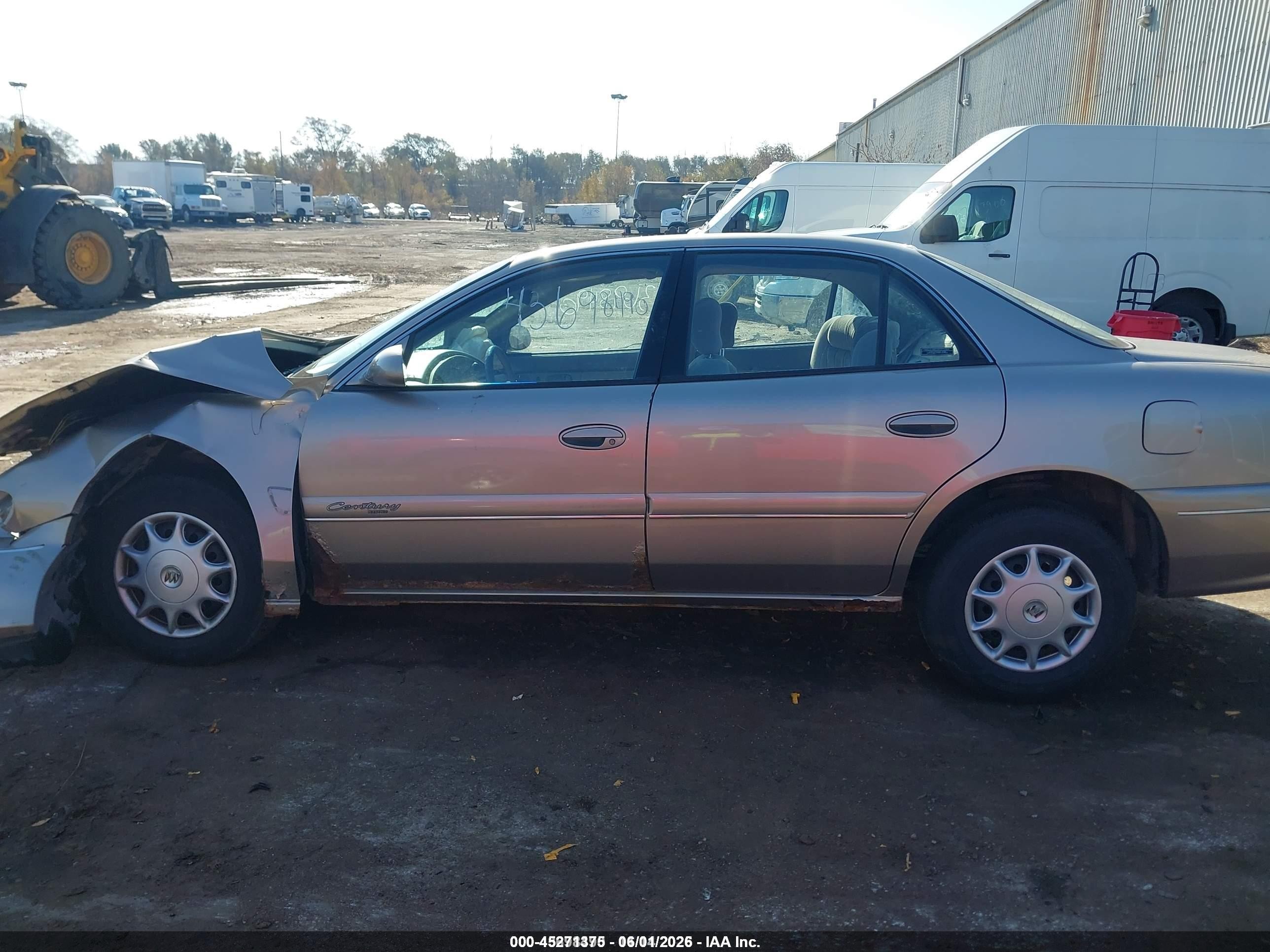 2000 Buick Century Custom Tan vin: 2G4WS52J3Y1240436
