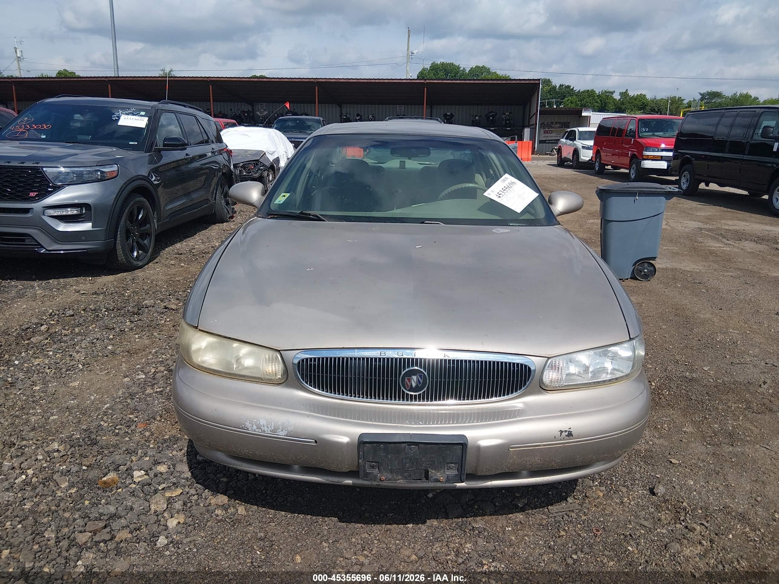 2001 Buick Century Custom Желто-коричневый vin: 2G4WS52J411176946