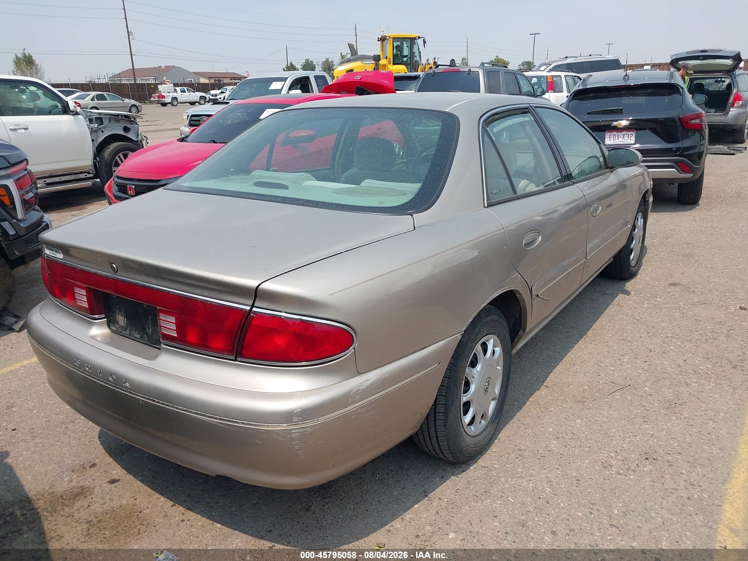 2001 Buick Century Custom Gold vin: 2G4WS52J411223117