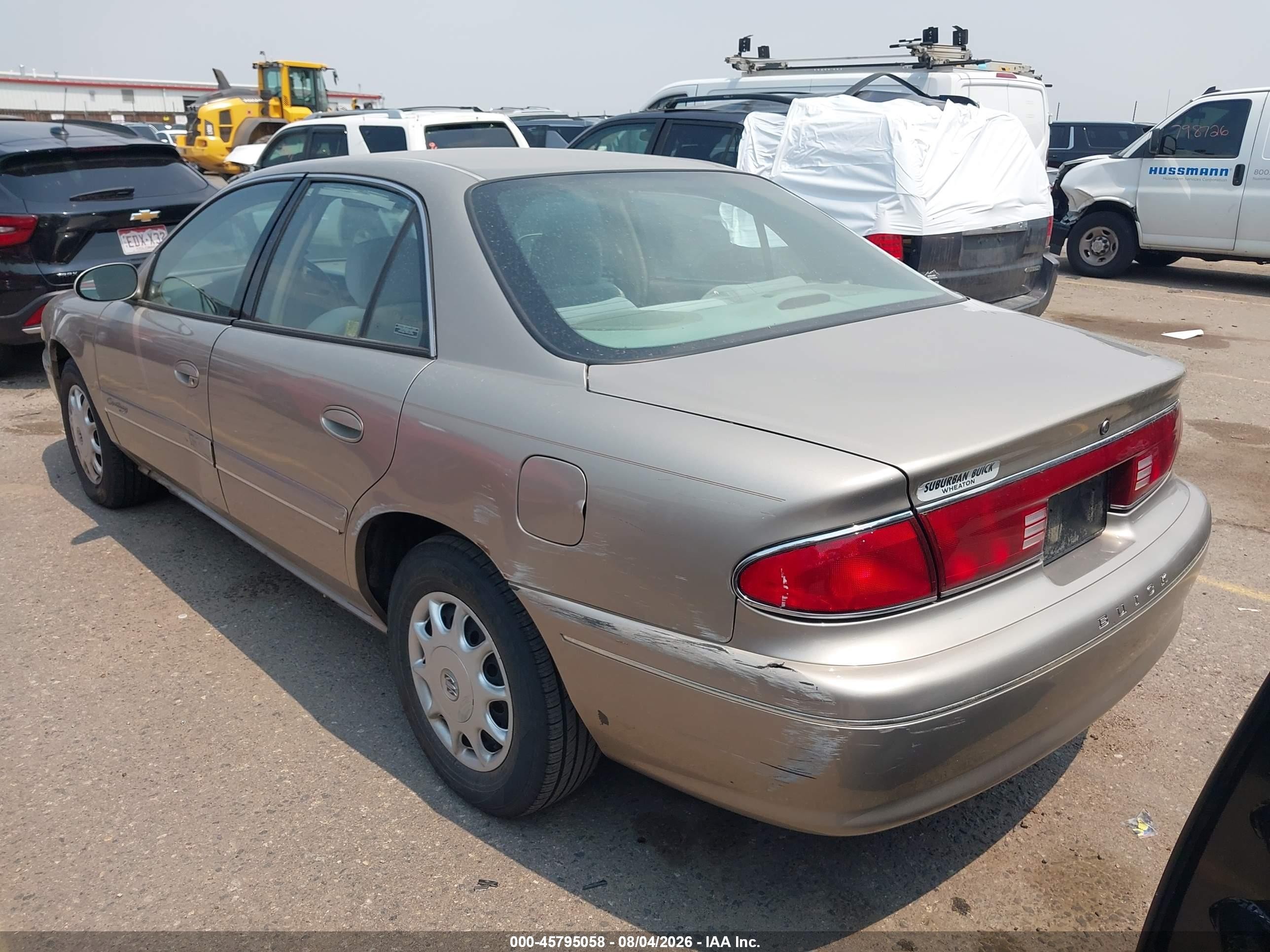 2001 Buick Century Custom Gold vin: 2G4WS52J411223117
