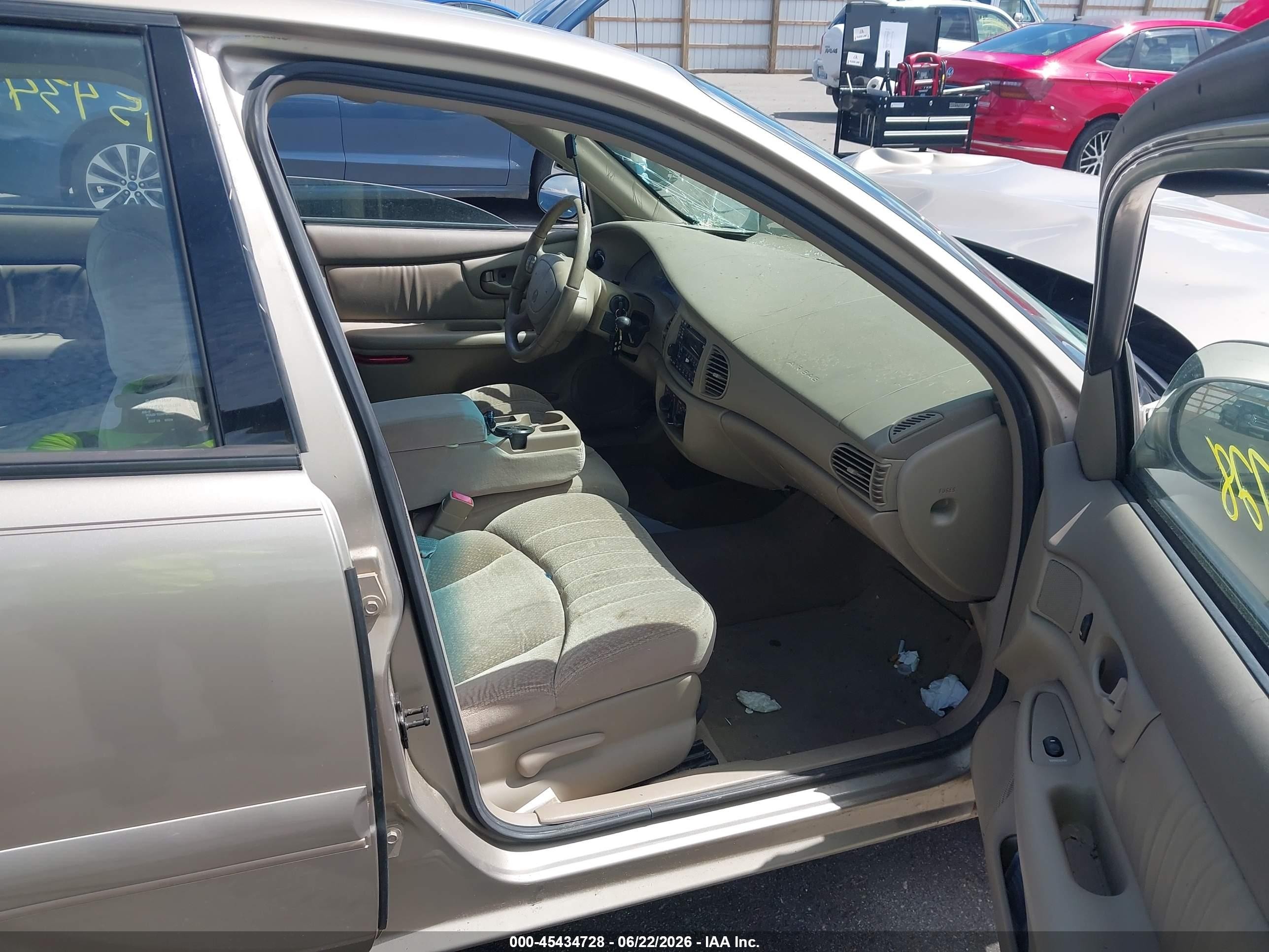 2002 Buick Century Custom Beige vin: 2G4WS52J421218047