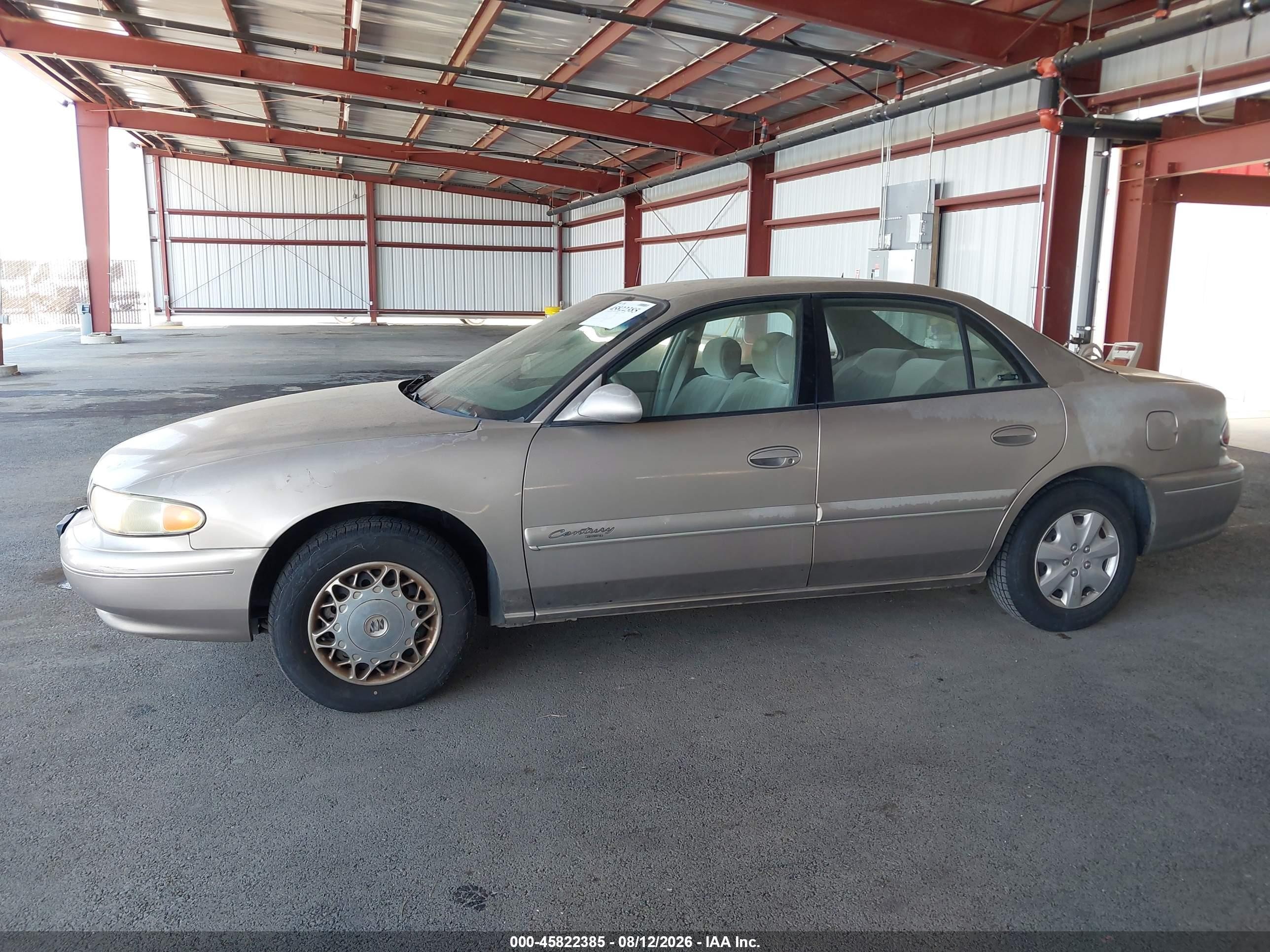 2002 Buick Century Custom Tan vin: 2G4WS52J421273274
