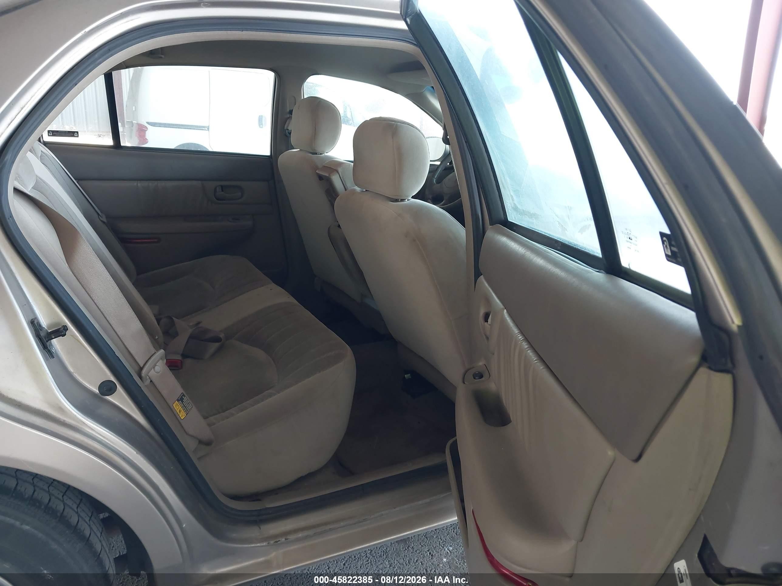 2002 Buick Century Custom Tan vin: 2G4WS52J421273274