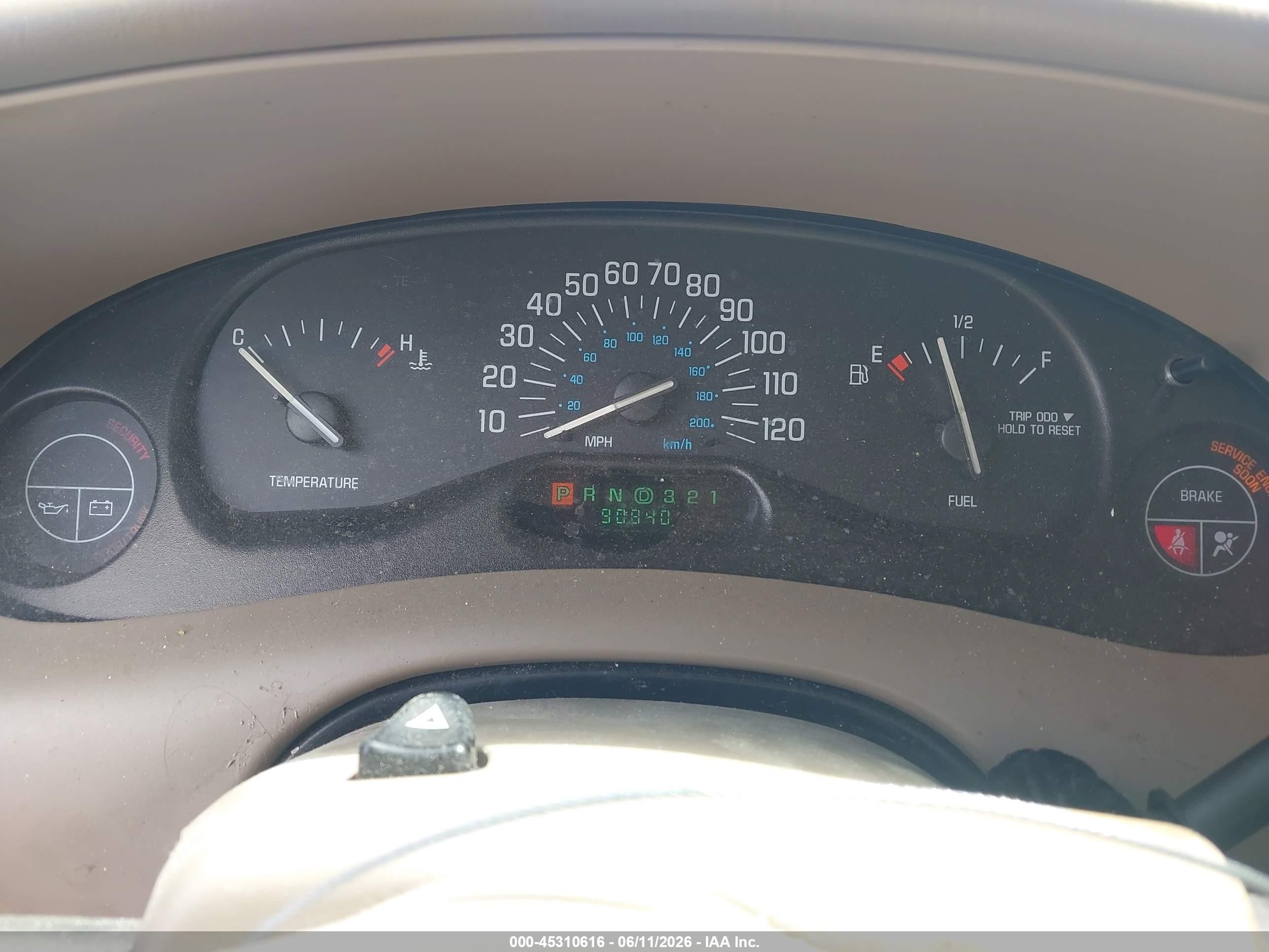 2003 Buick Century Custom Beige vin: 2G4WS52J431132271
