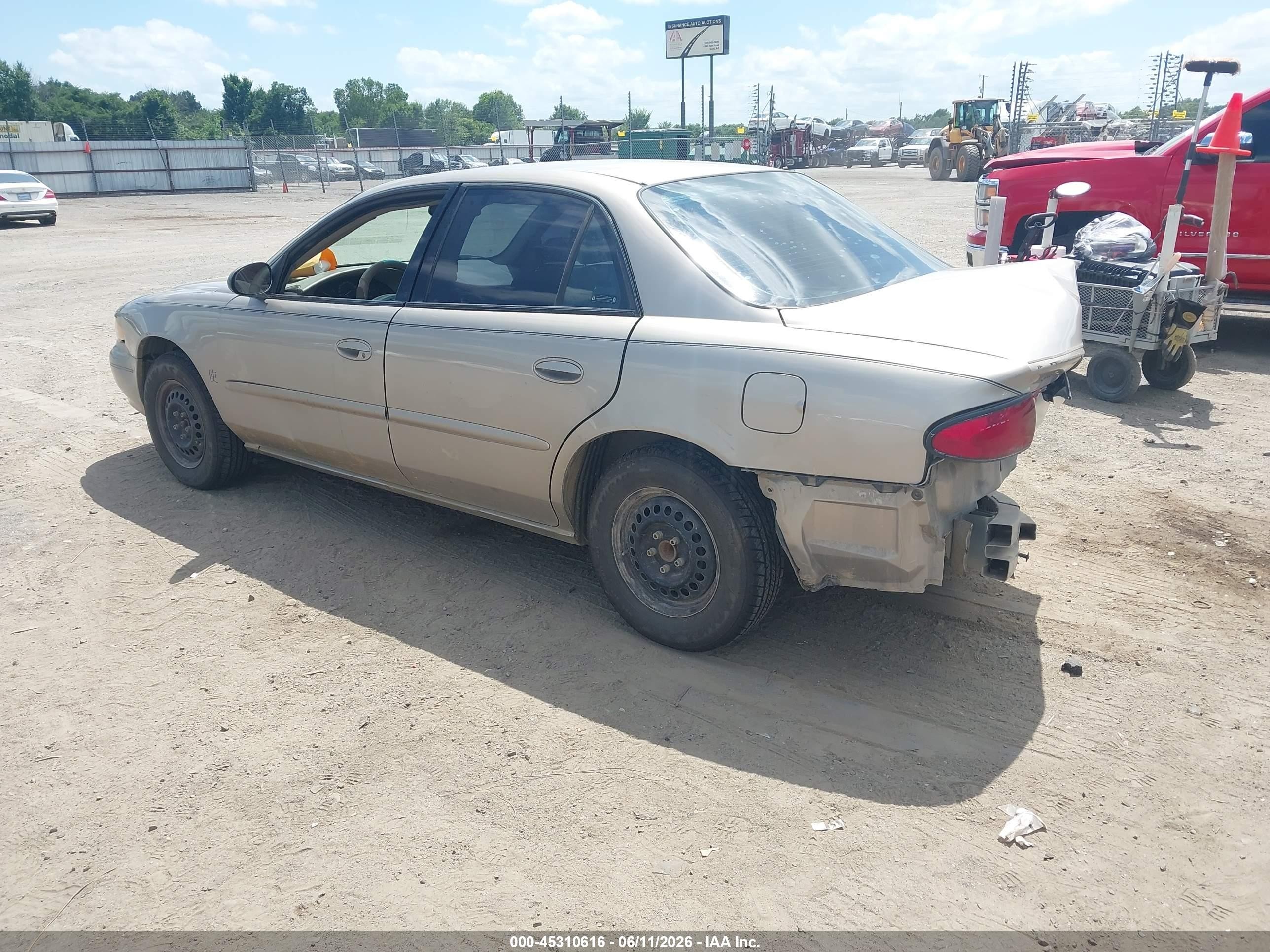 2003 Buick Century Custom Beige vin: 2G4WS52J431132271