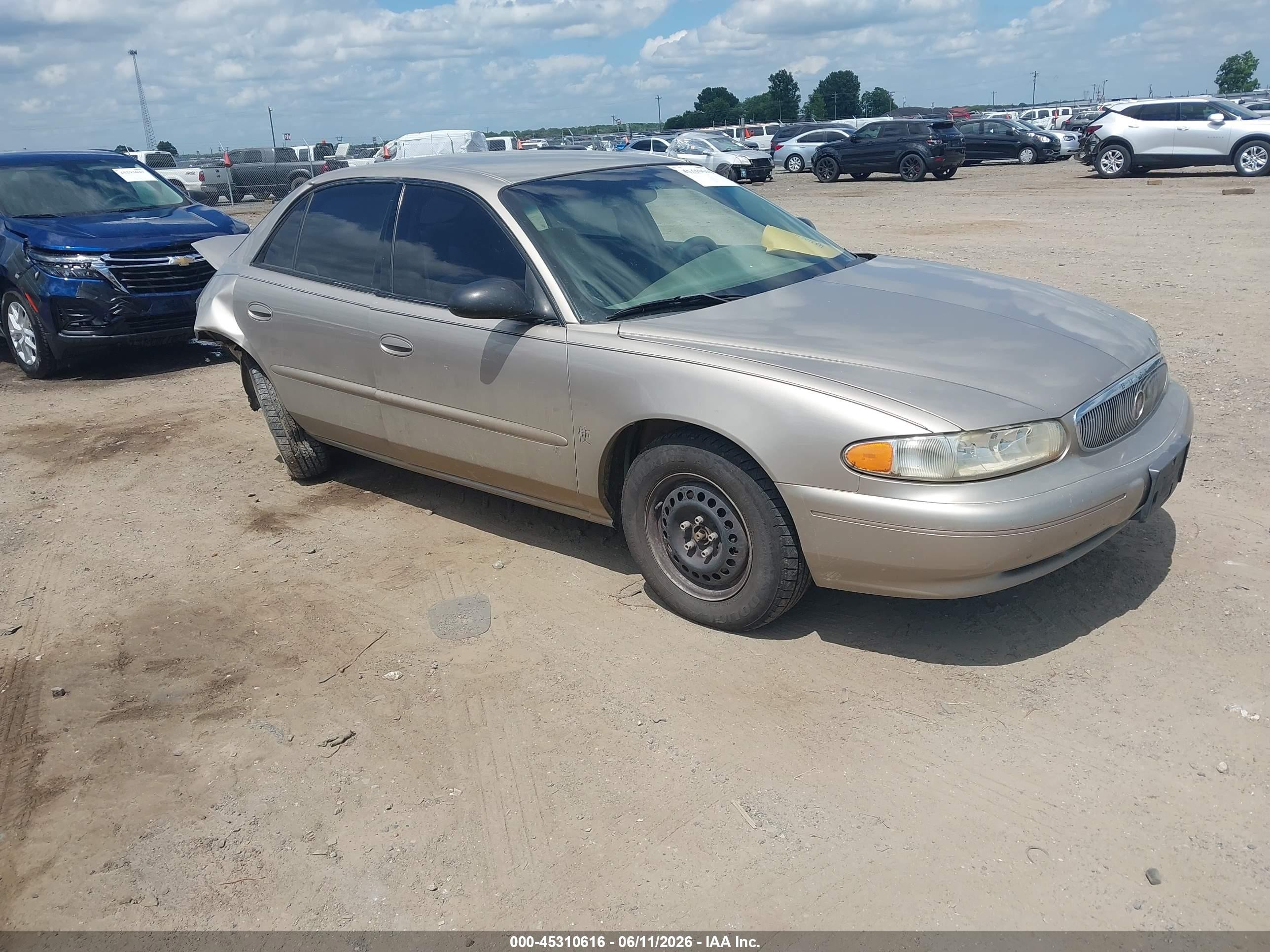 2003 Buick Century Custom Beige vin: 2G4WS52J431132271