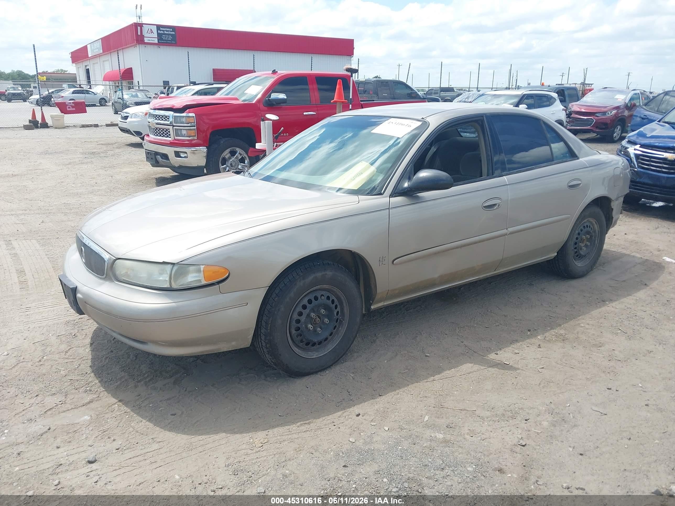 2003 Buick Century Custom Beige vin: 2G4WS52J431132271