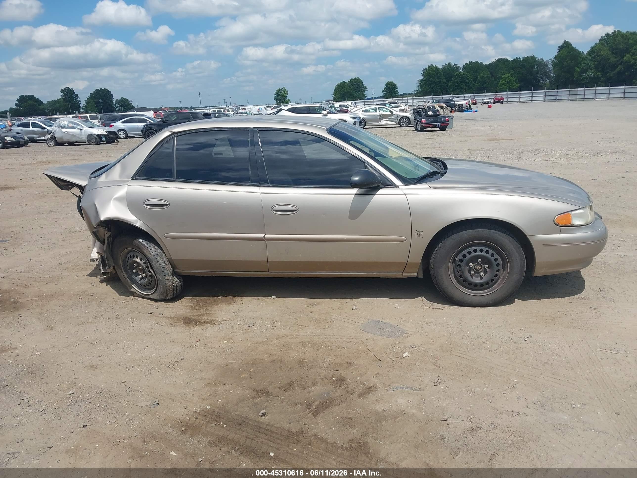 2003 Buick Century Custom Beige vin: 2G4WS52J431132271