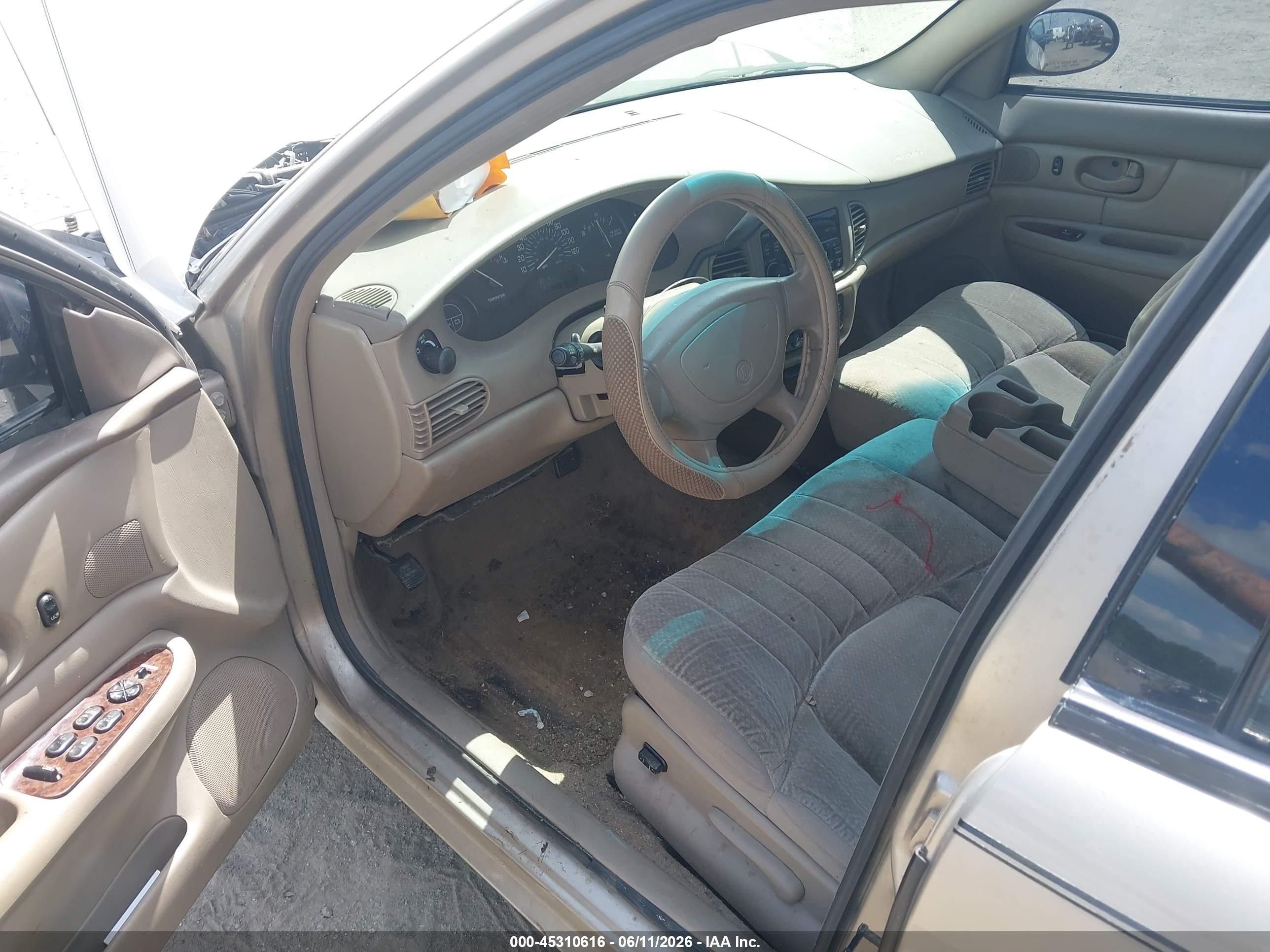 2003 Buick Century Custom Beige vin: 2G4WS52J431132271
