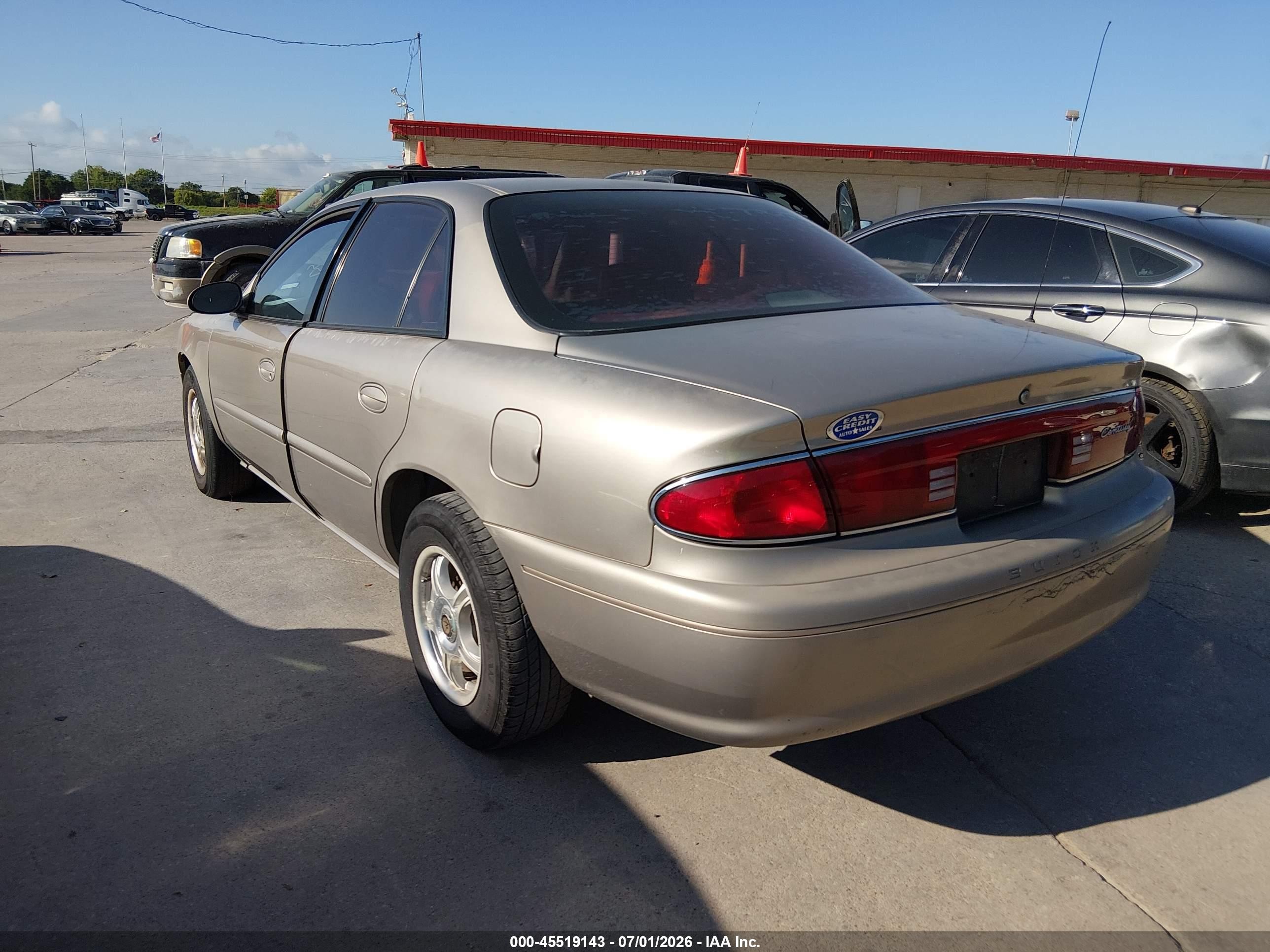 2003 Buick Century Custom Gold vin: 2G4WS52J431148566