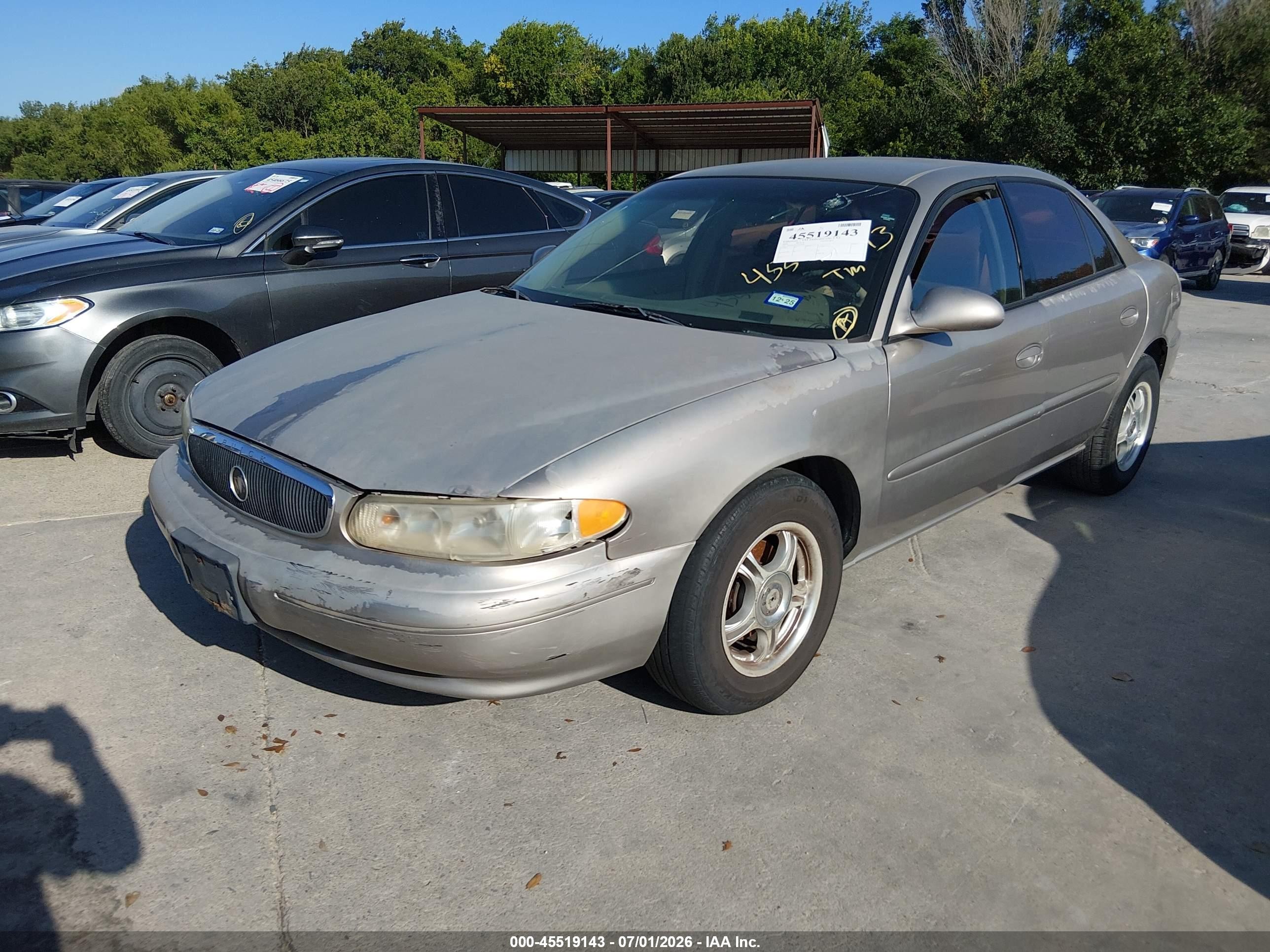 2003 Buick Century Custom Gold vin: 2G4WS52J431148566