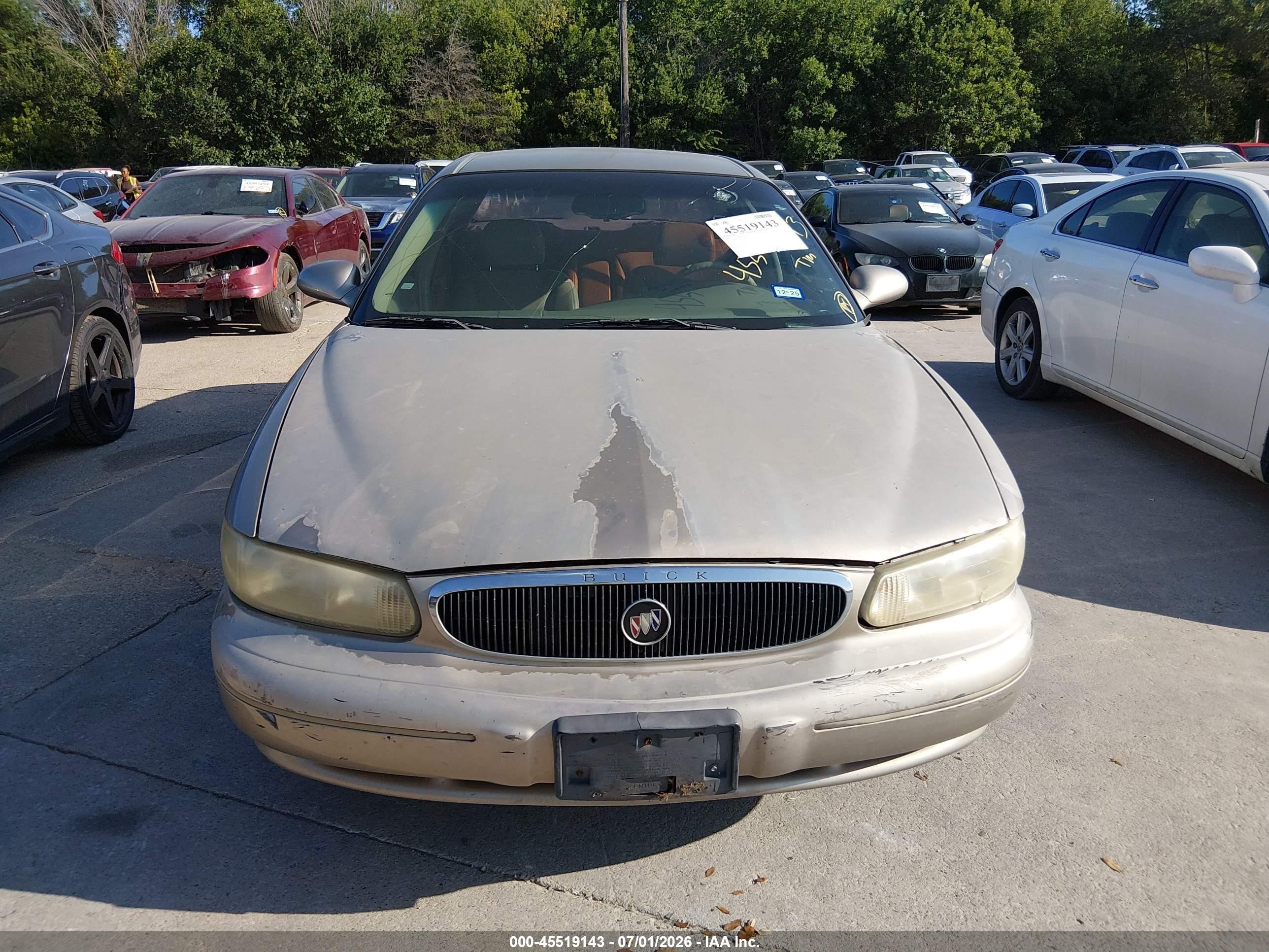 2003 Buick Century Custom Gold vin: 2G4WS52J431148566