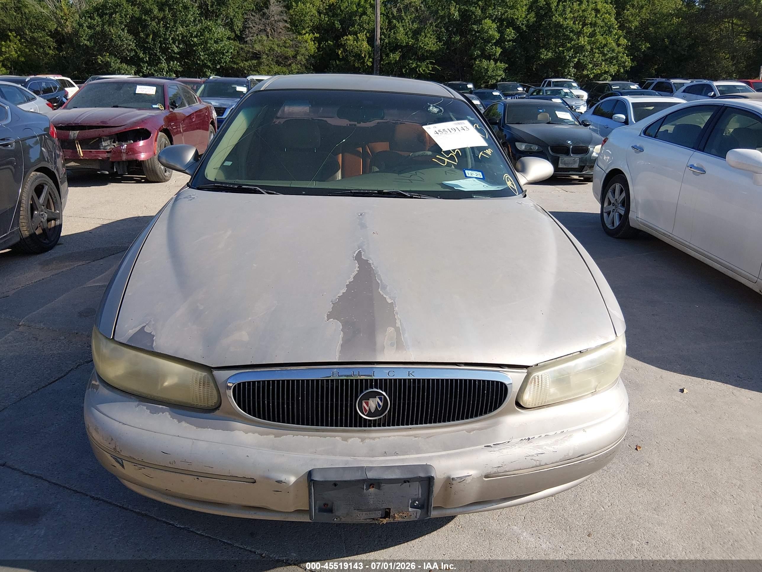 2003 Buick Century Custom Gold vin: 2G4WS52J431148566