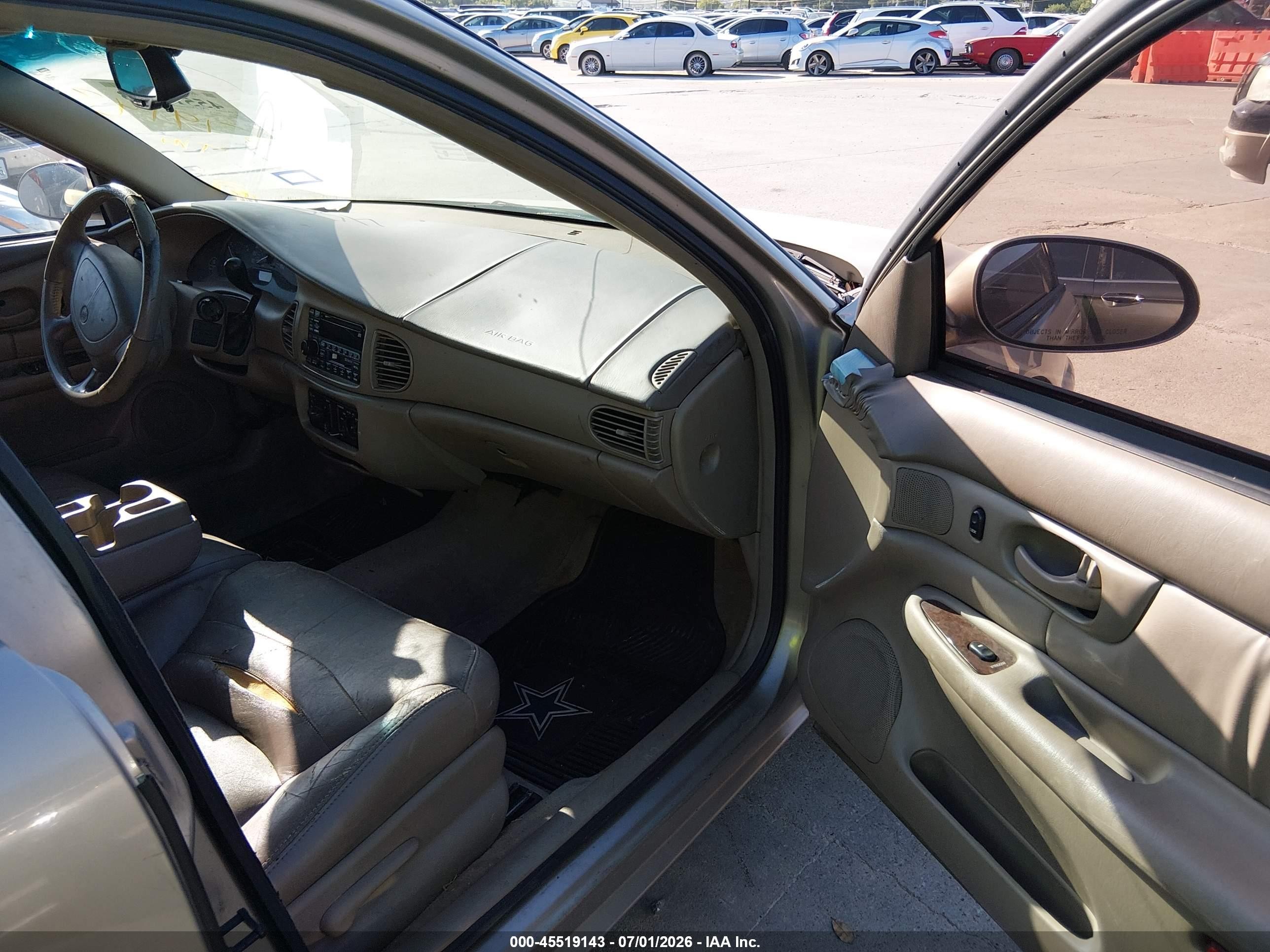 2003 Buick Century Custom Gold vin: 2G4WS52J431148566
