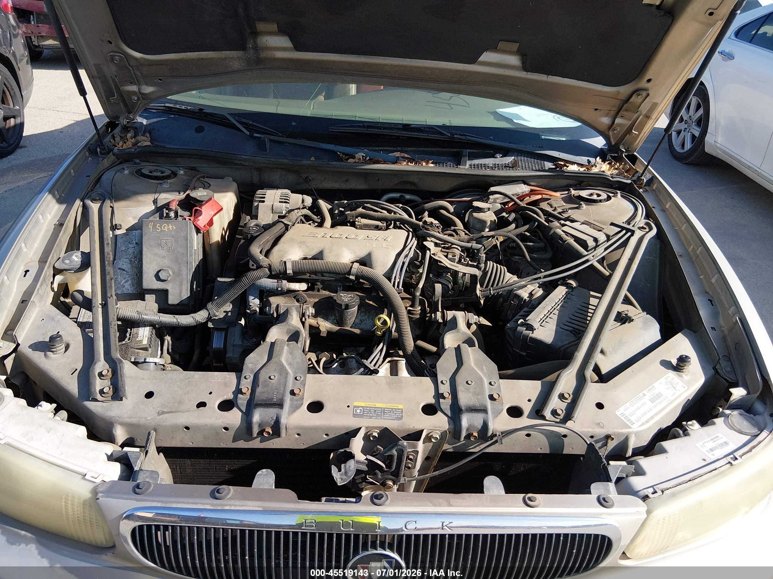 2003 Buick Century Custom Gold vin: 2G4WS52J431148566