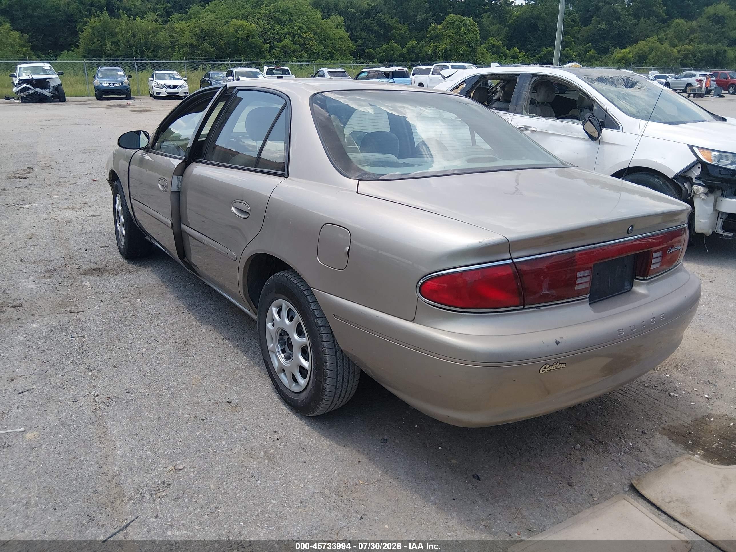 2003 Buick Century Custom Tan vin: 2G4WS52J431155808