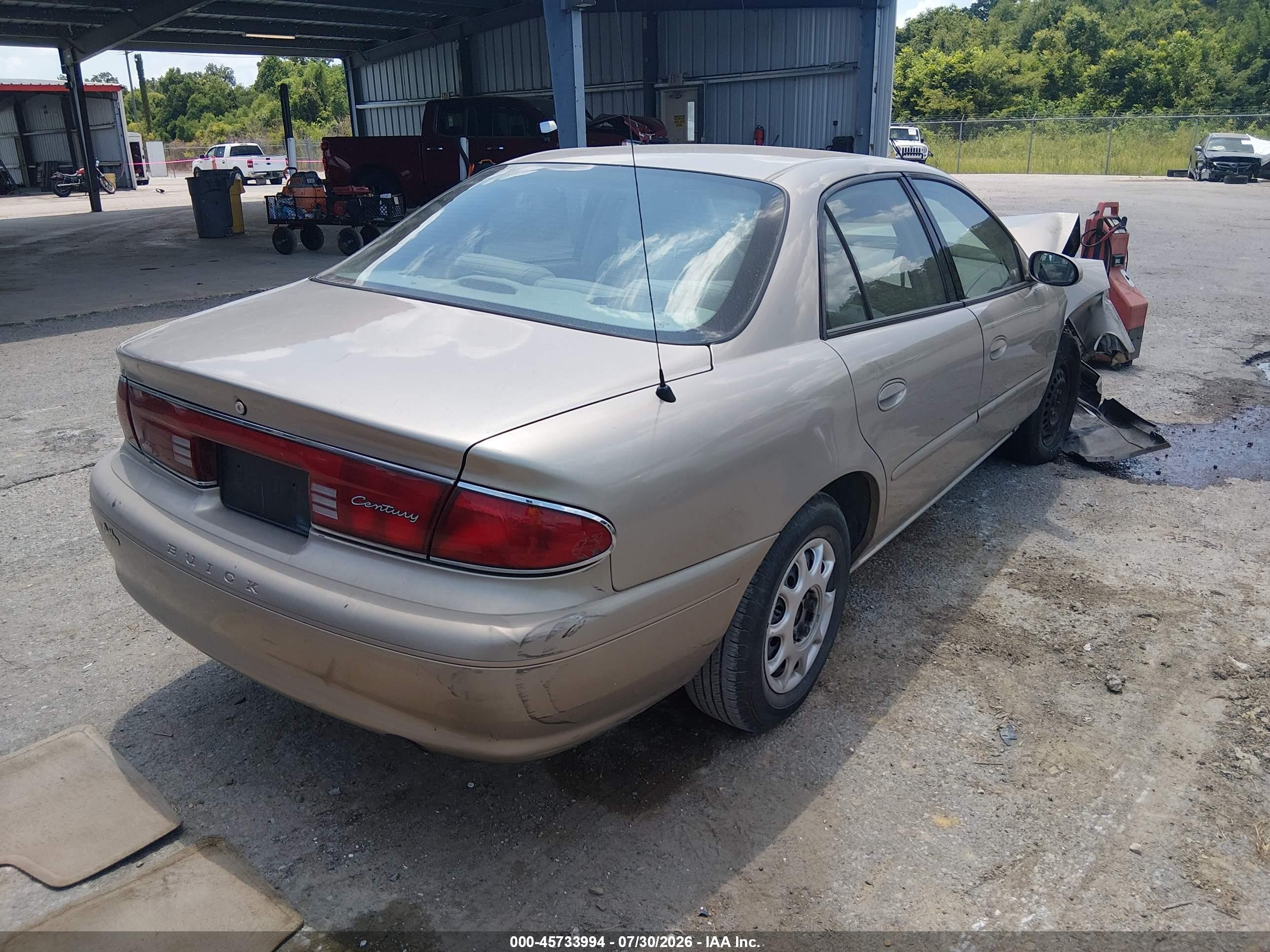 2003 Buick Century Custom Tan vin: 2G4WS52J431155808