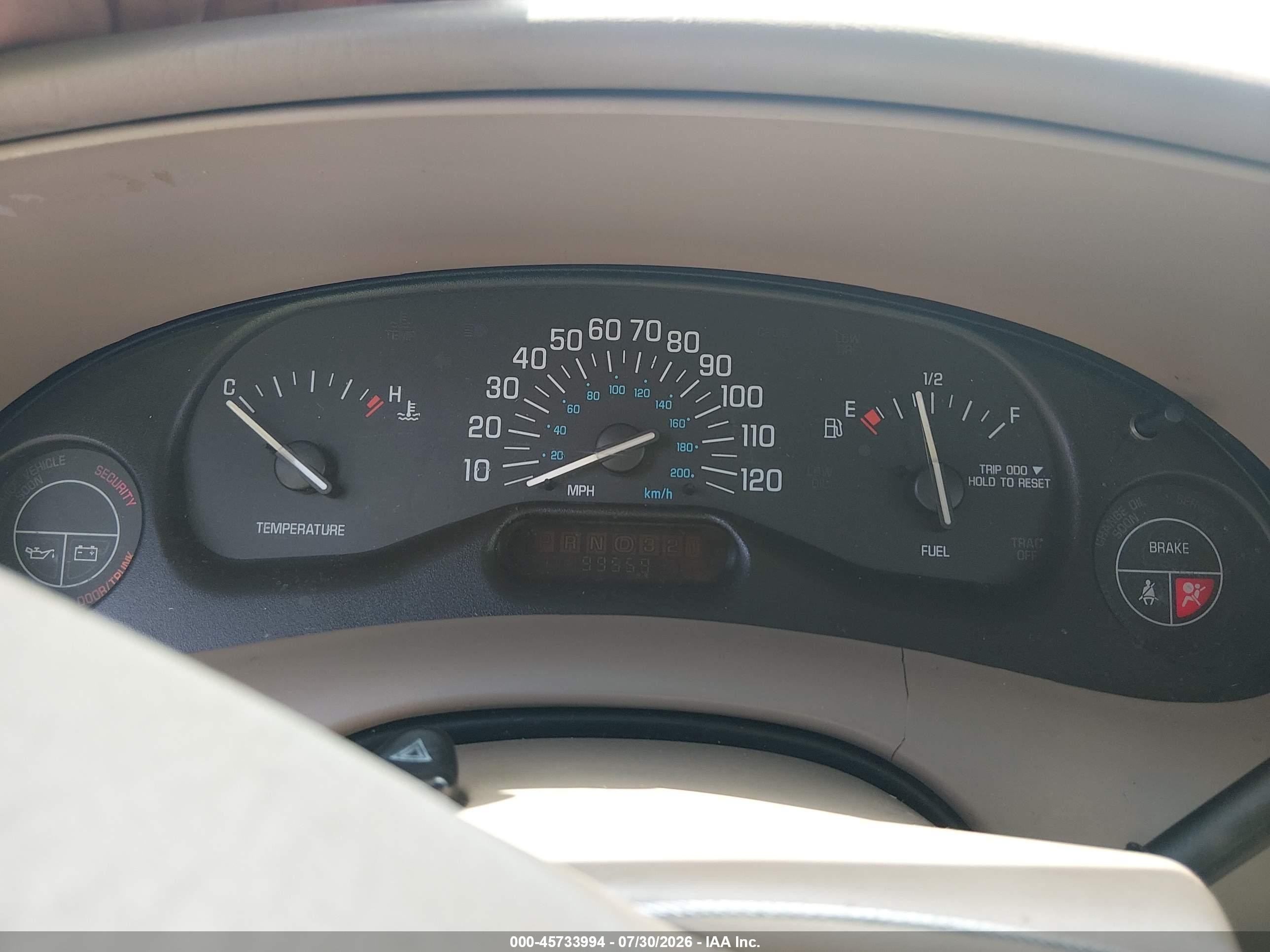 2003 Buick Century Custom Tan vin: 2G4WS52J431155808
