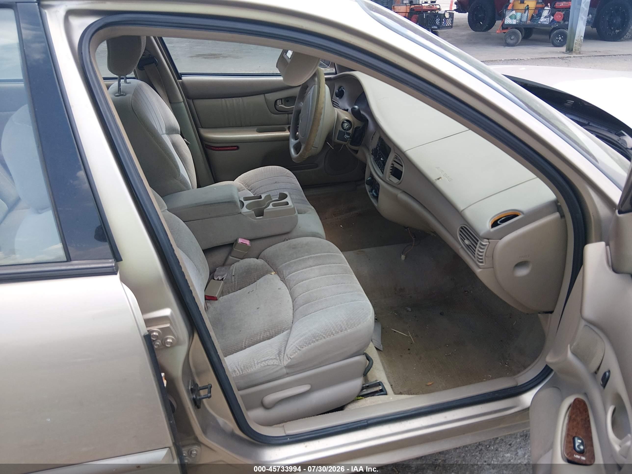 2003 Buick Century Custom Tan vin: 2G4WS52J431155808