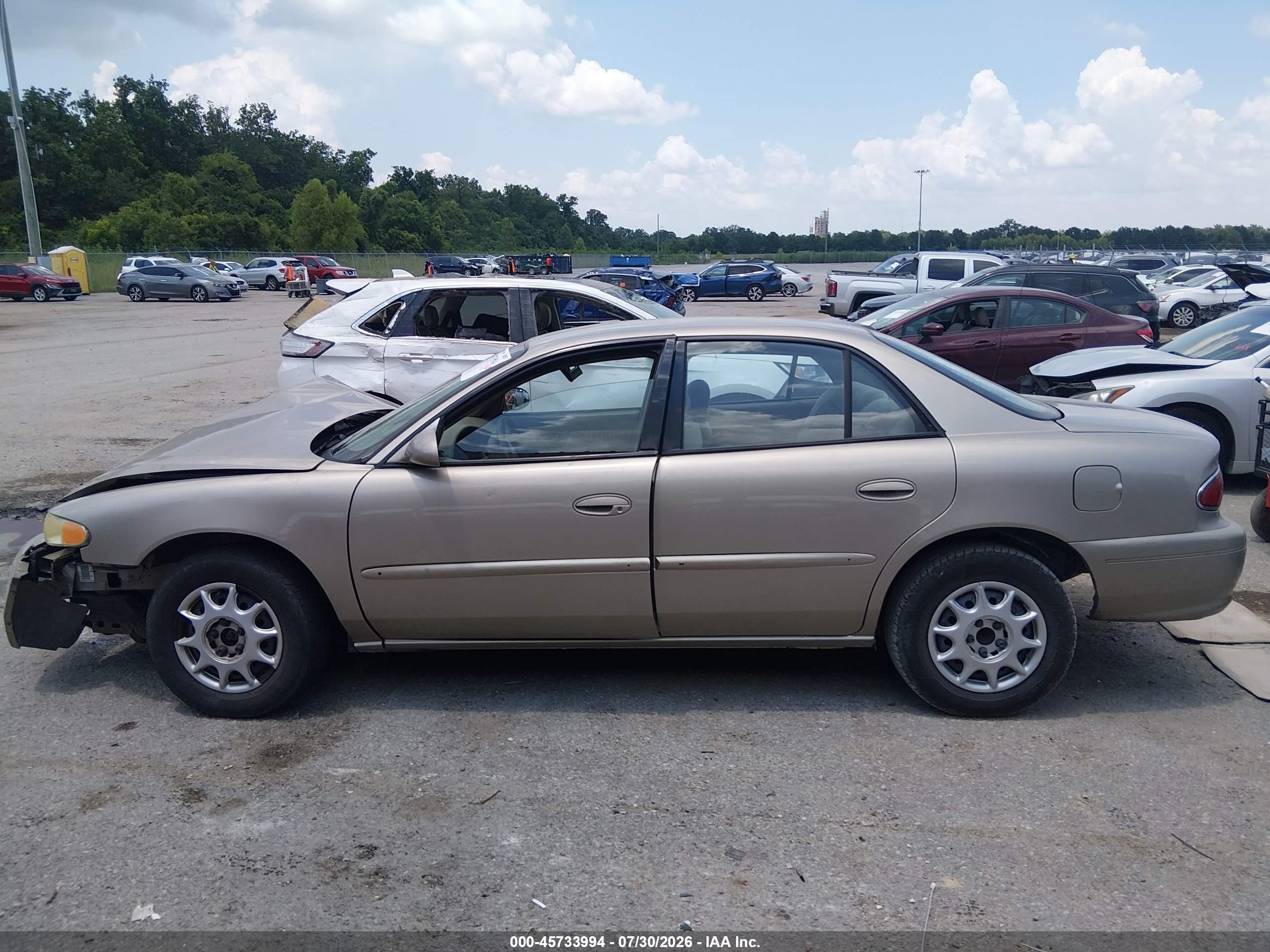 2003 Buick Century Custom Tan vin: 2G4WS52J431155808
