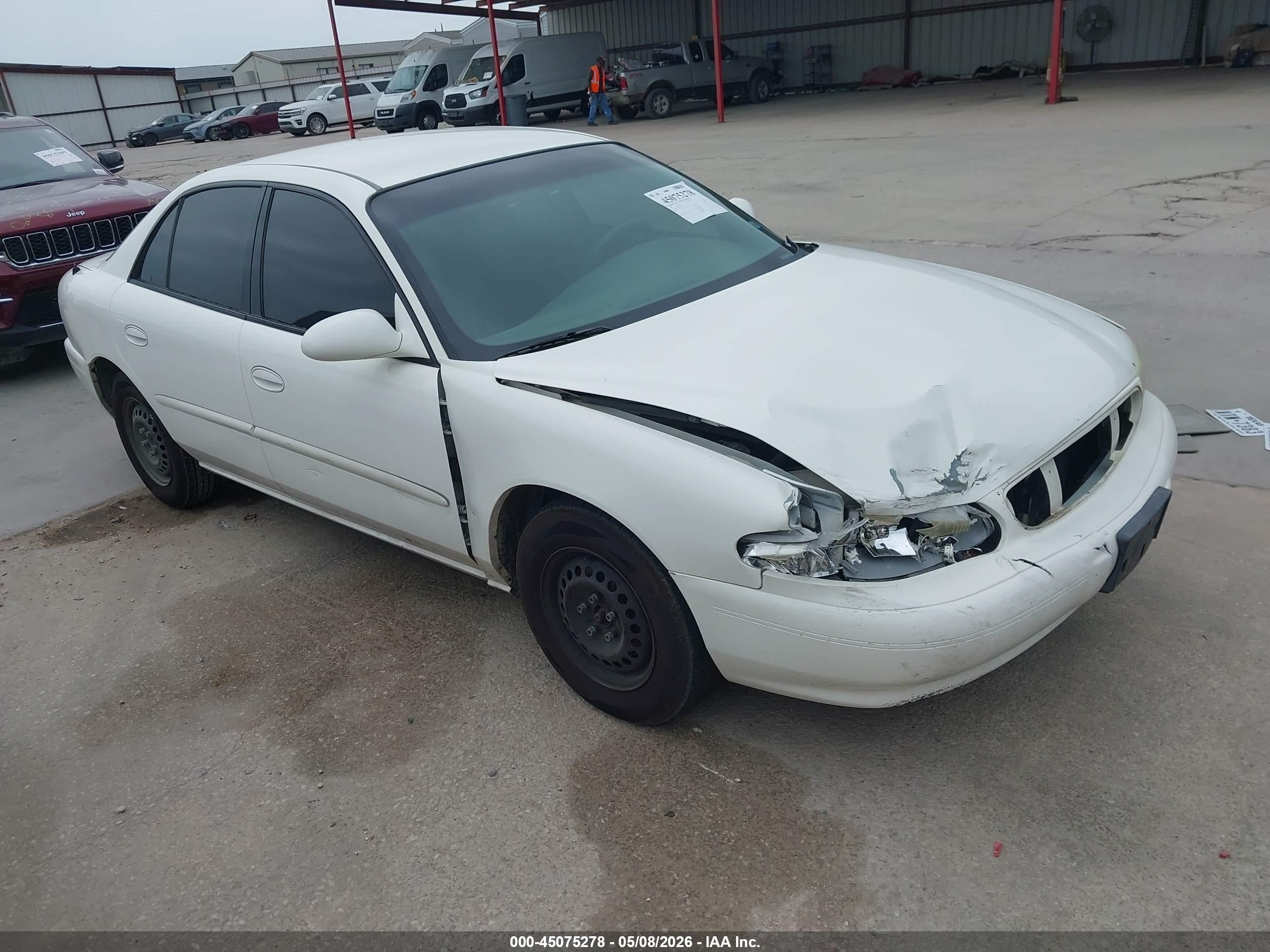 2003 Buick Century Custom White vin: 2G4WS52J431218633