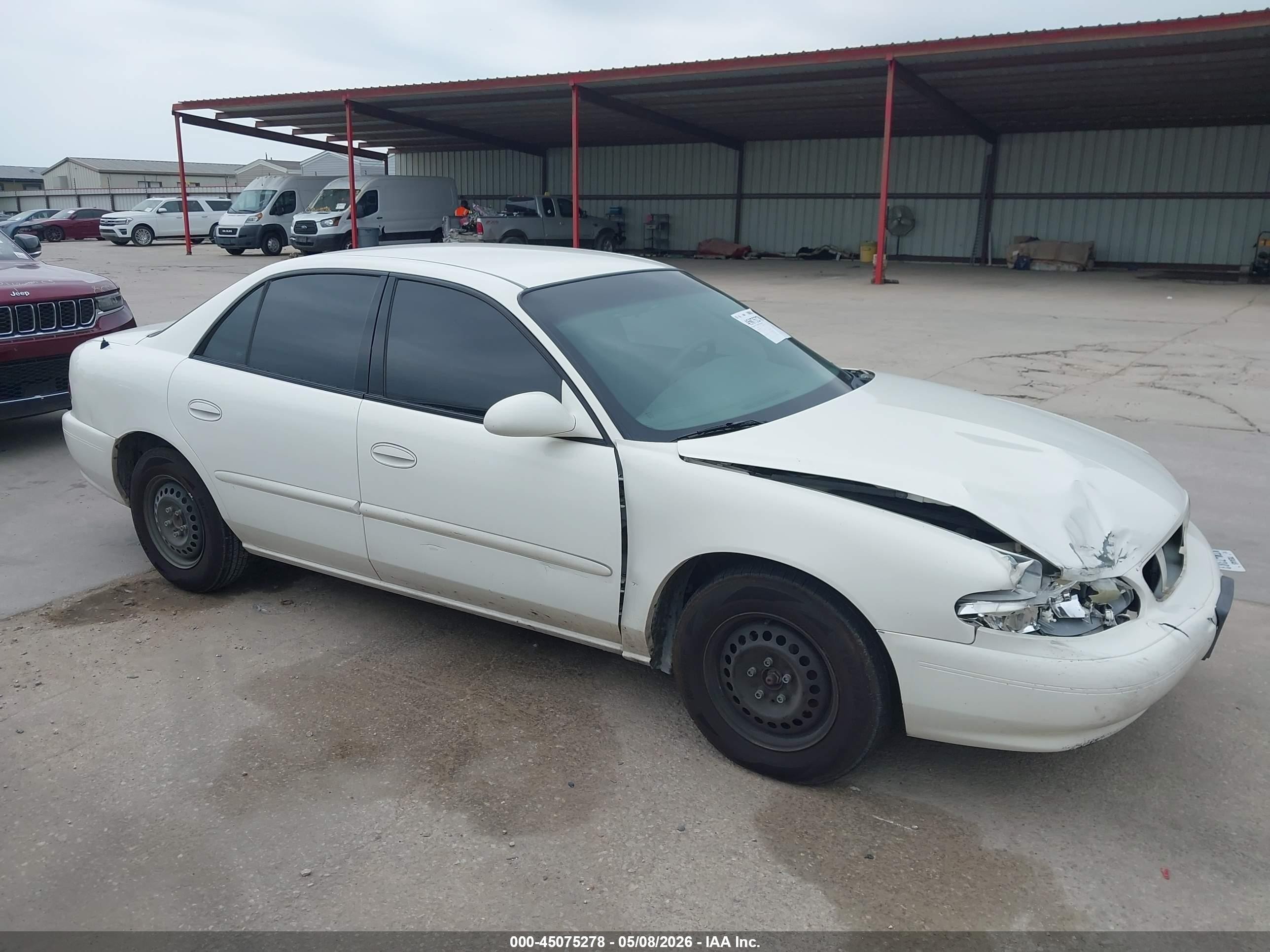 2003 Buick Century Custom White vin: 2G4WS52J431218633