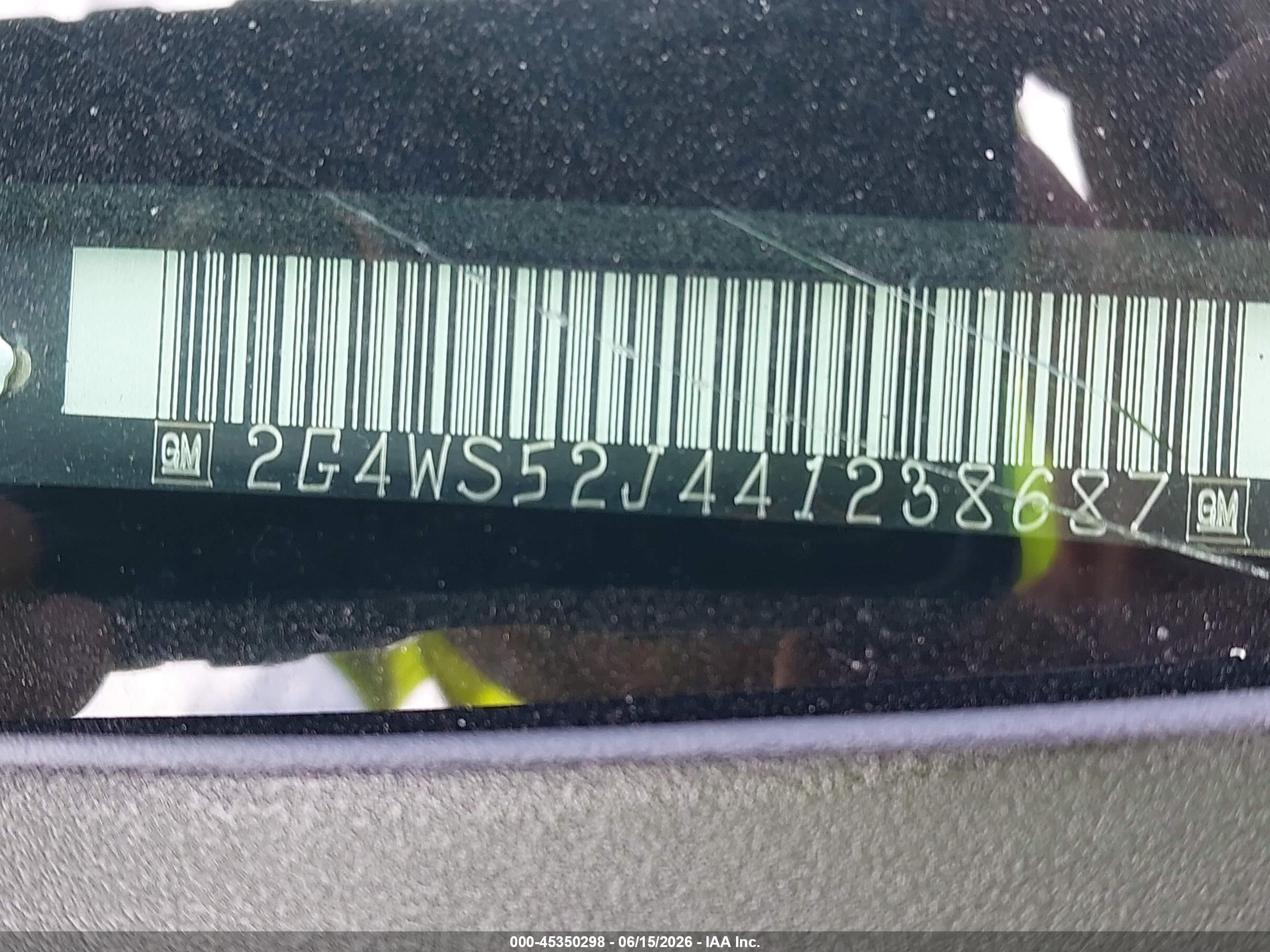 2004 Buick Century   Черный vin: 2G4WS52J441238687