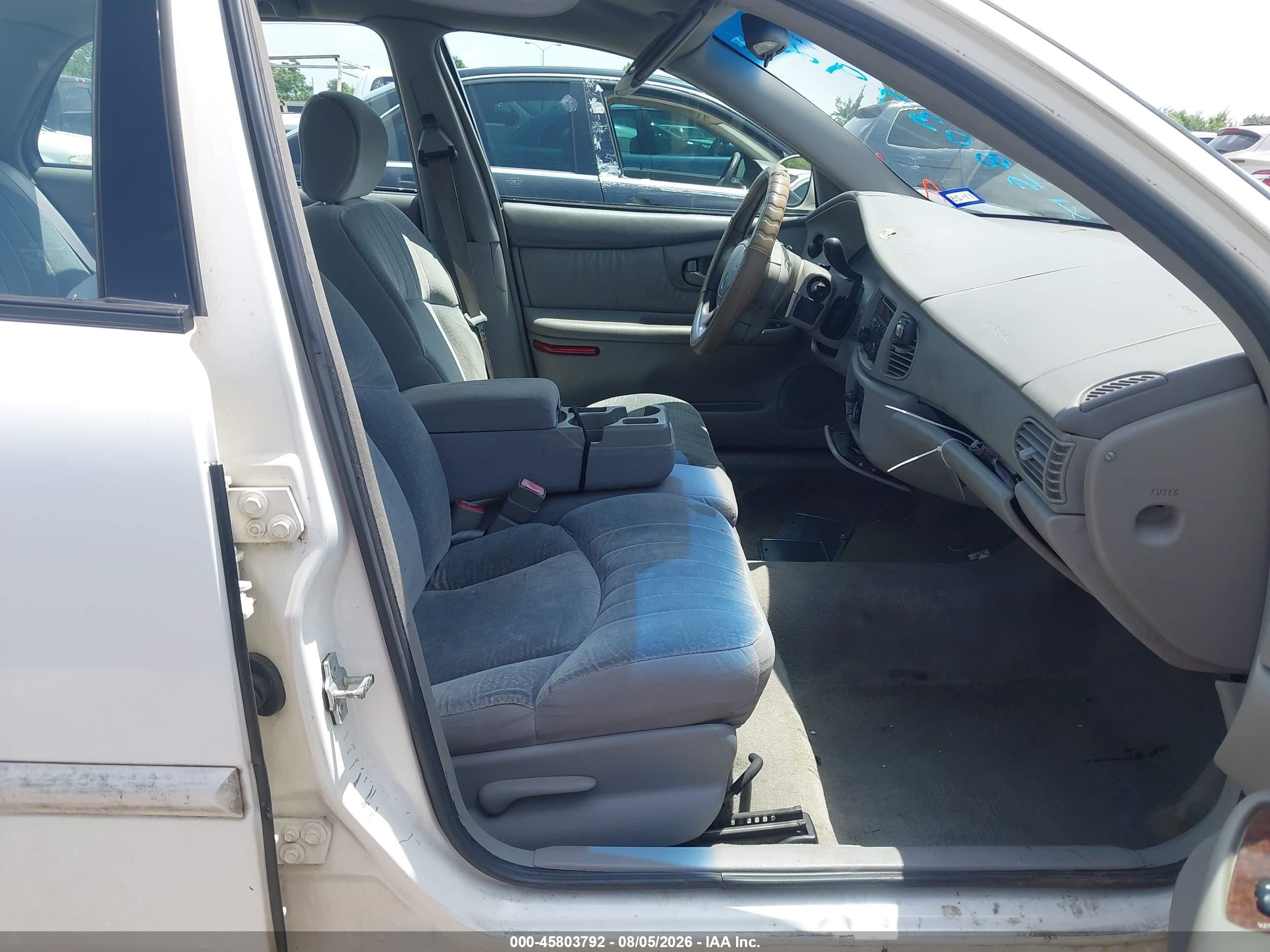 2005 Buick Century   White vin: 2G4WS52J451100083
