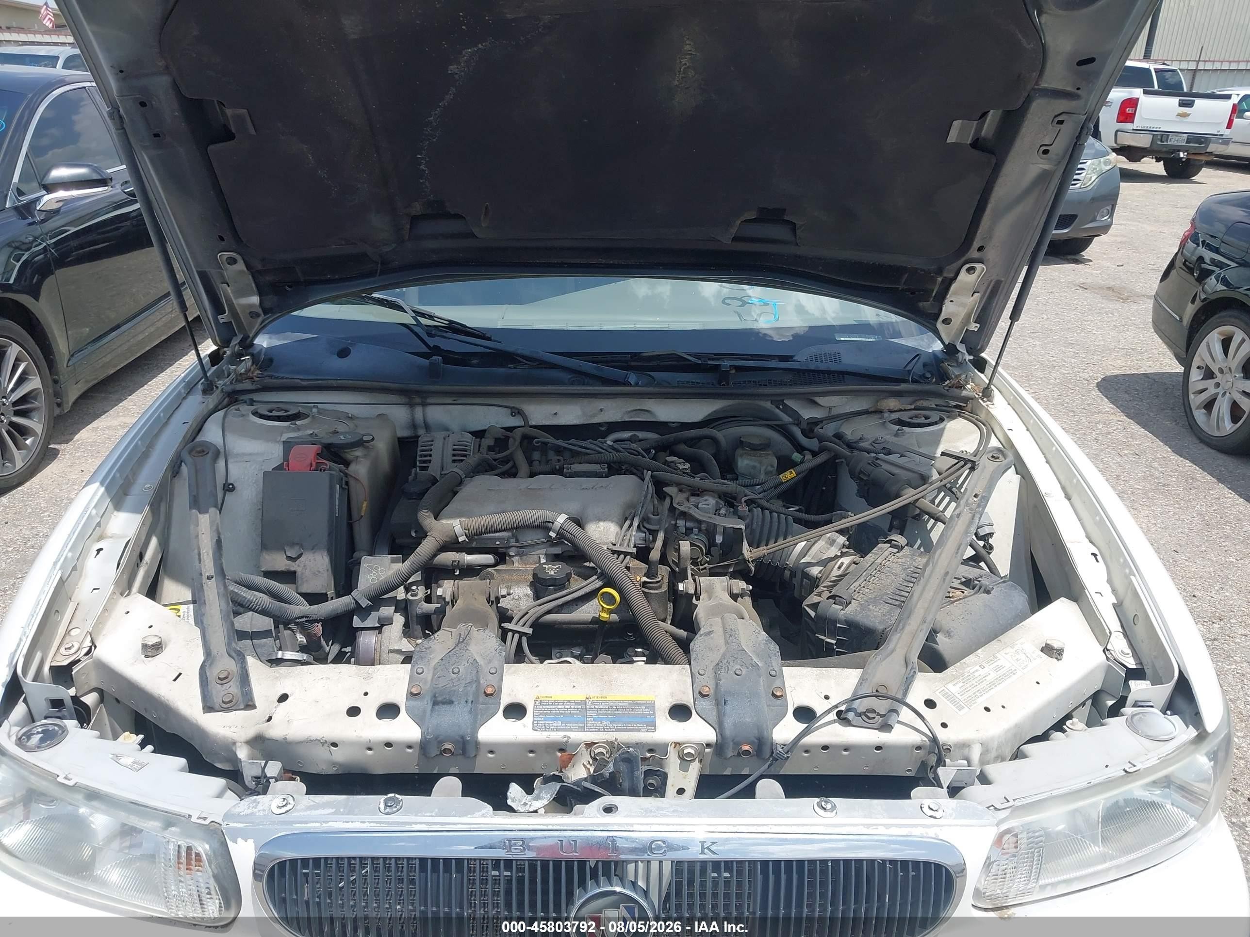 2005 Buick Century   White vin: 2G4WS52J451100083