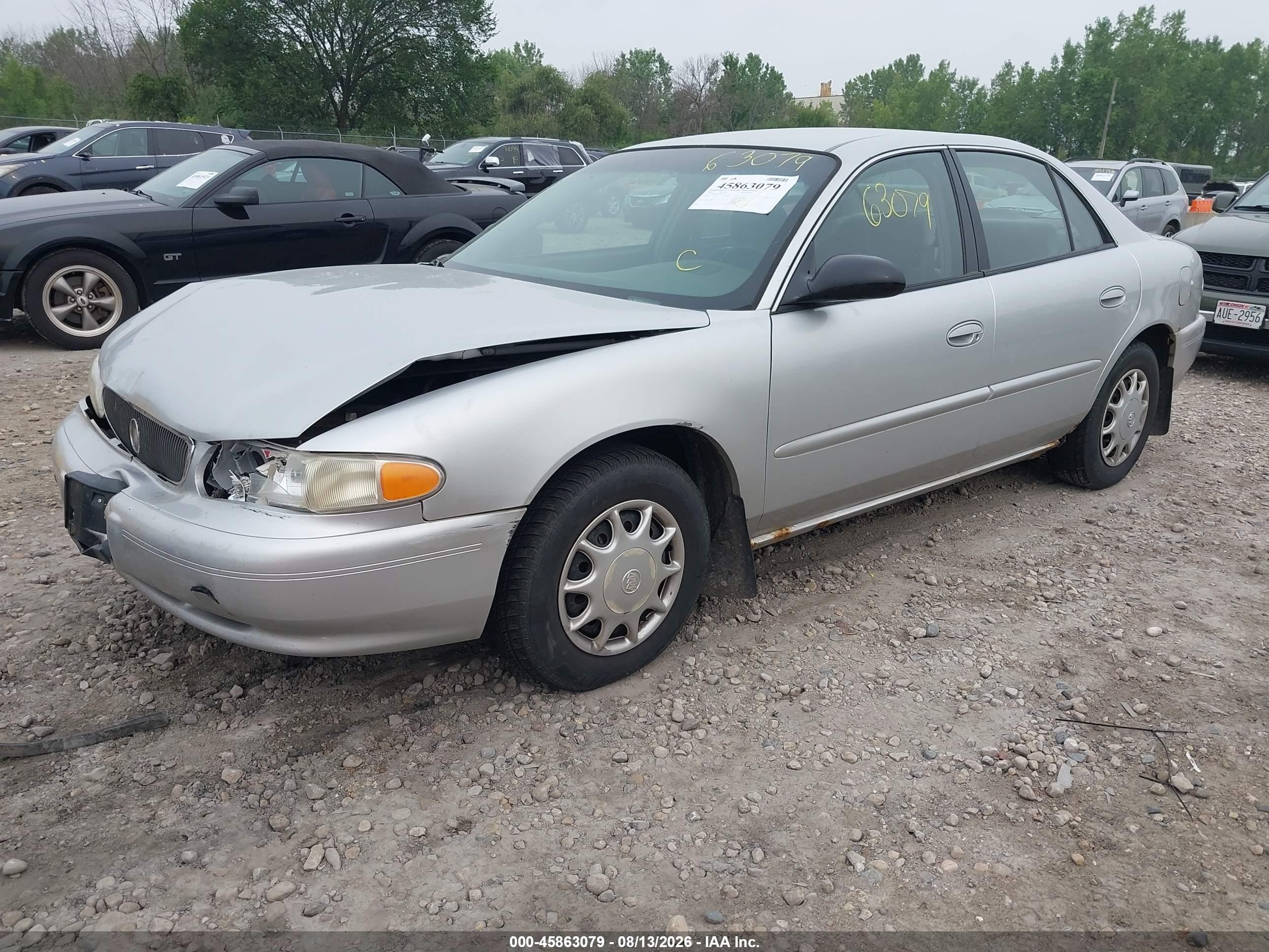 2005 Buick Century   Silver vin: 2G4WS52J451109382
