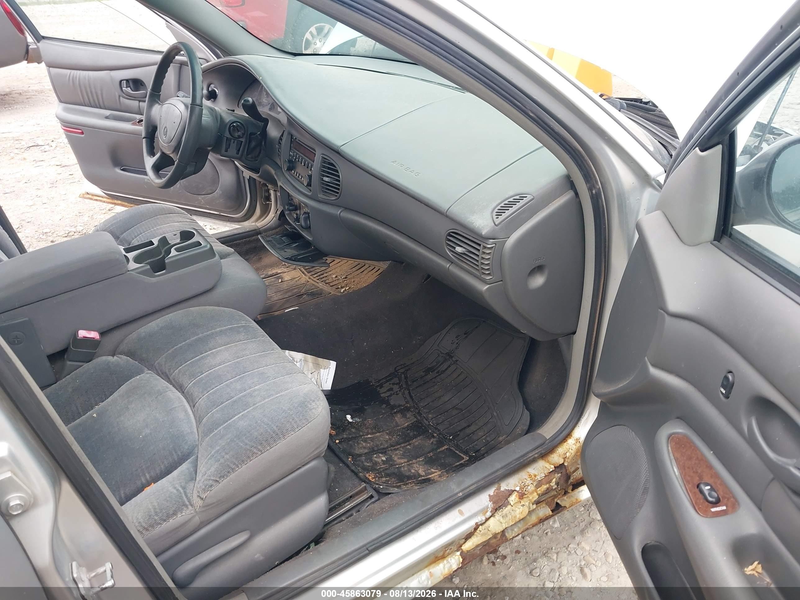 2005 Buick Century   Silver vin: 2G4WS52J451109382