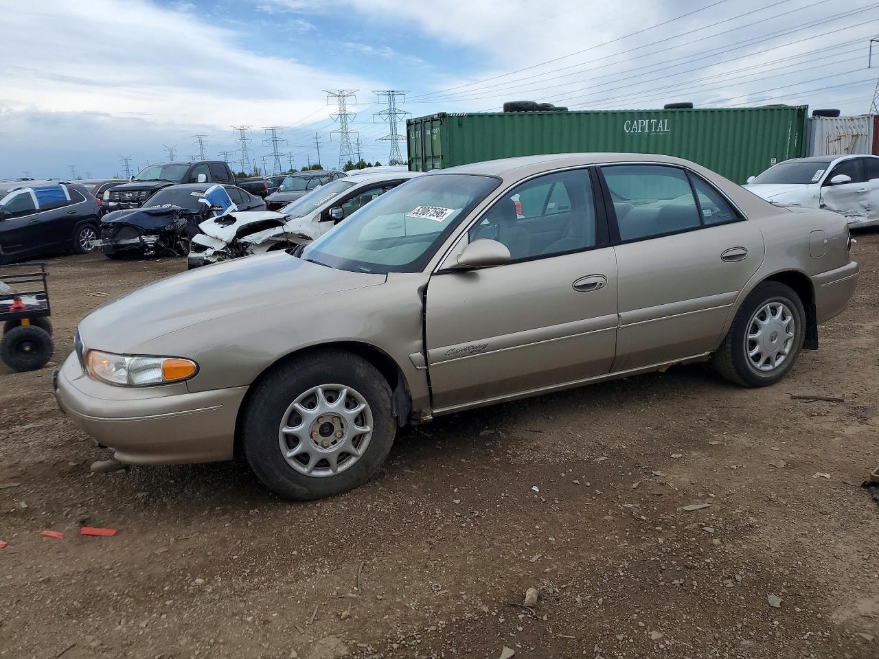 2000 Buick Century Custom Бежевый vin: 2G4WS52J4Y1157310