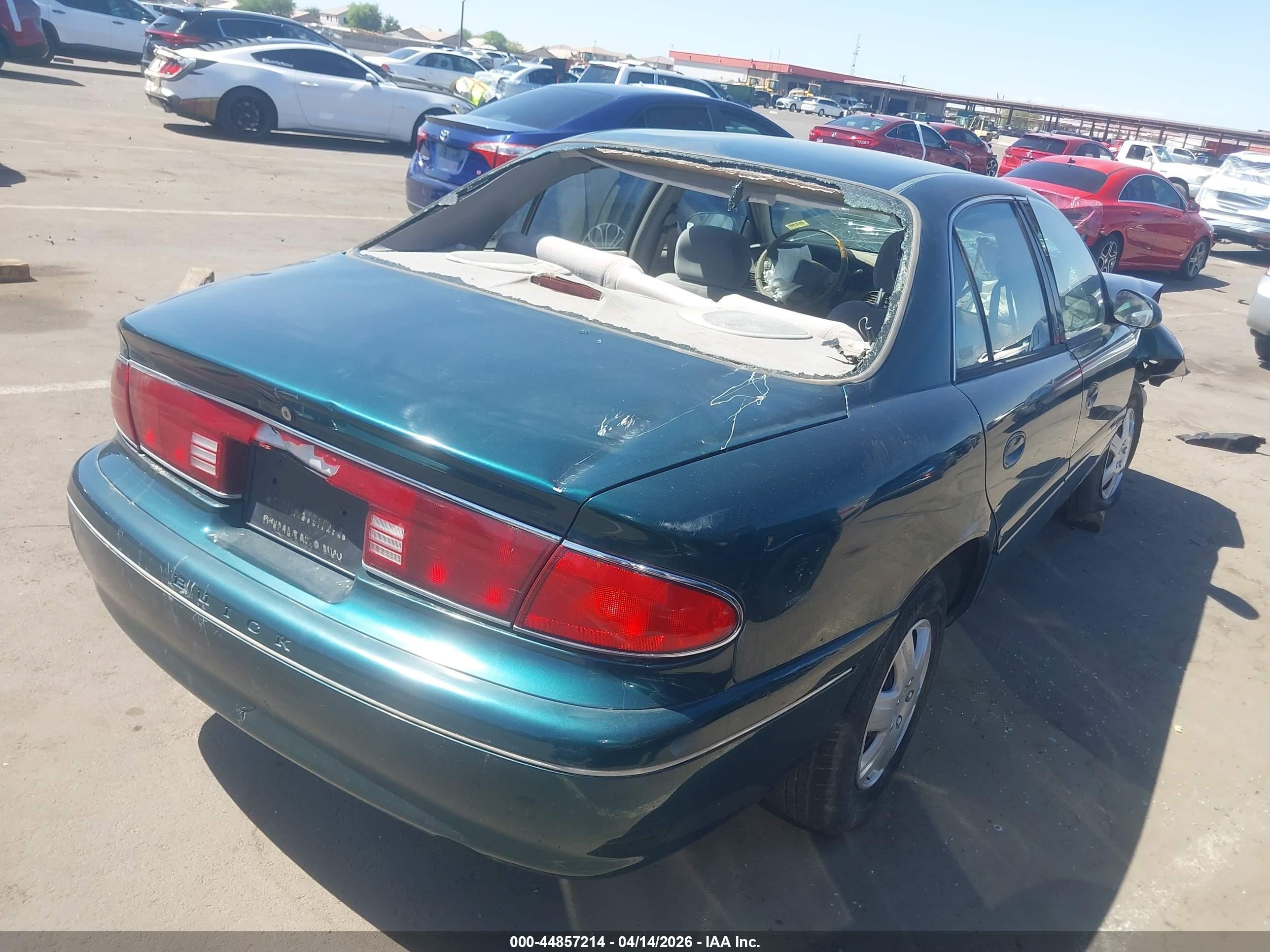 2000 Buick Century Custom Green vin: 2G4WS52J4Y1184913