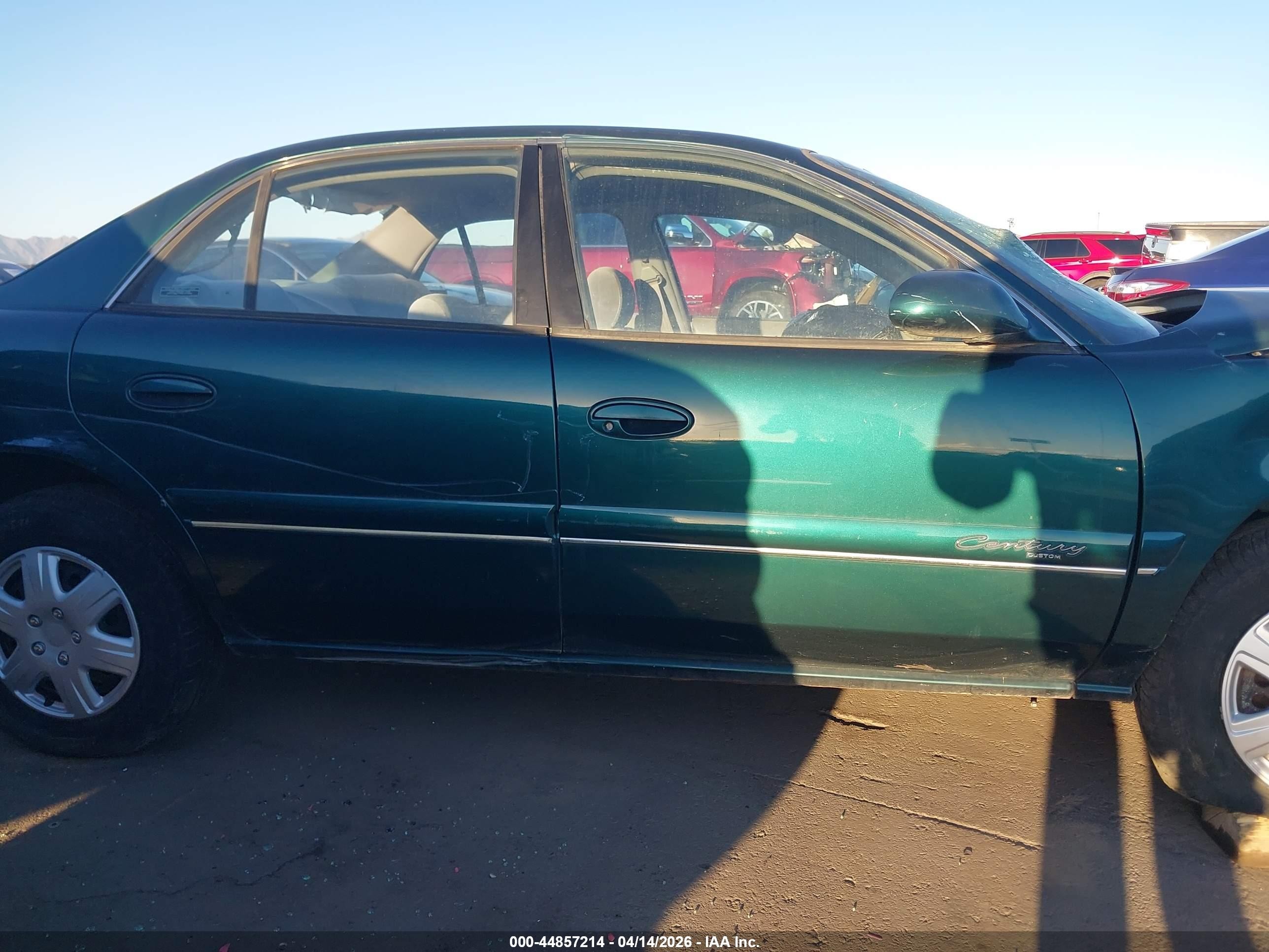 2000 Buick Century Custom Green vin: 2G4WS52J4Y1184913