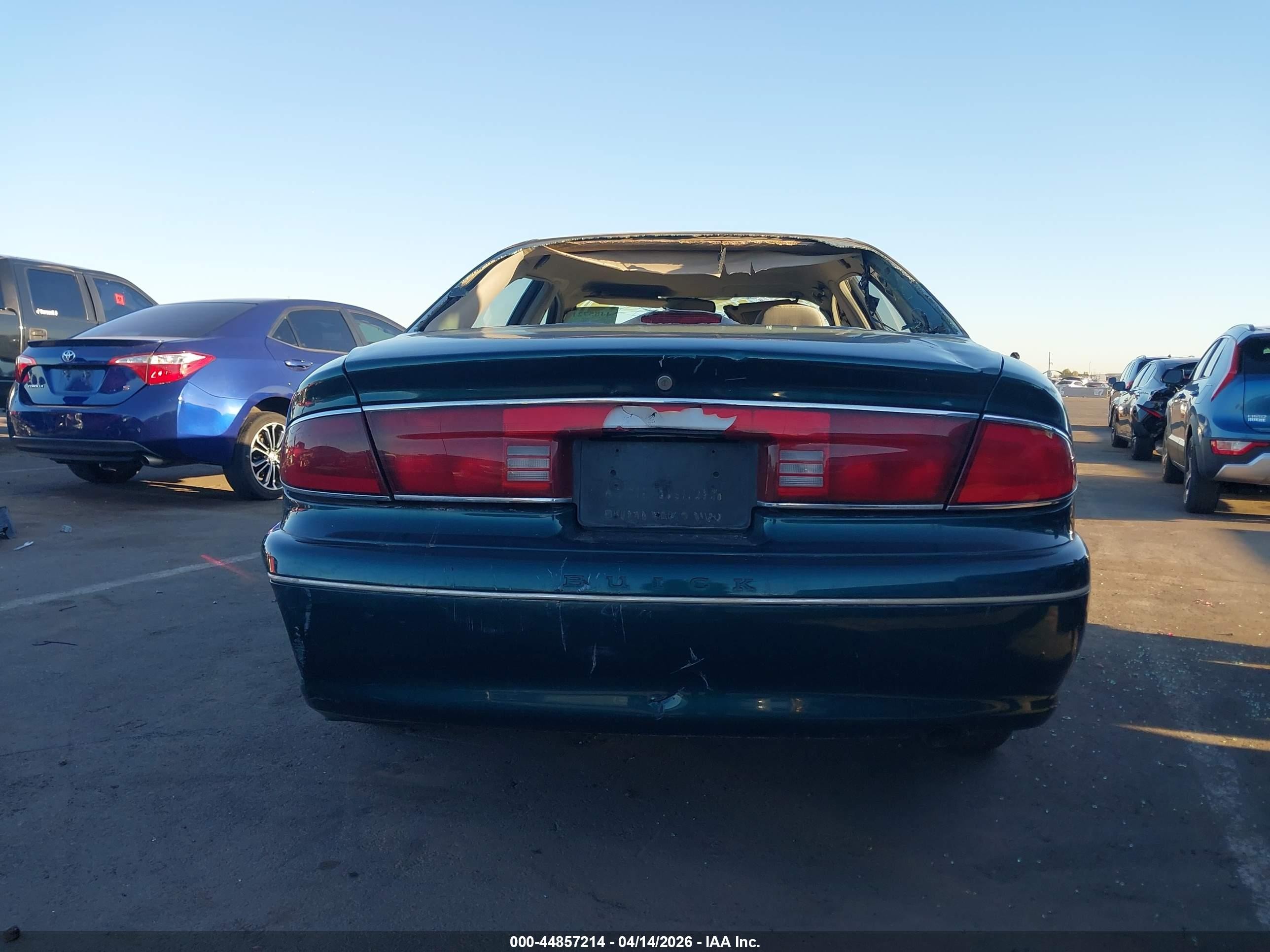 2000 Buick Century Custom Green vin: 2G4WS52J4Y1184913