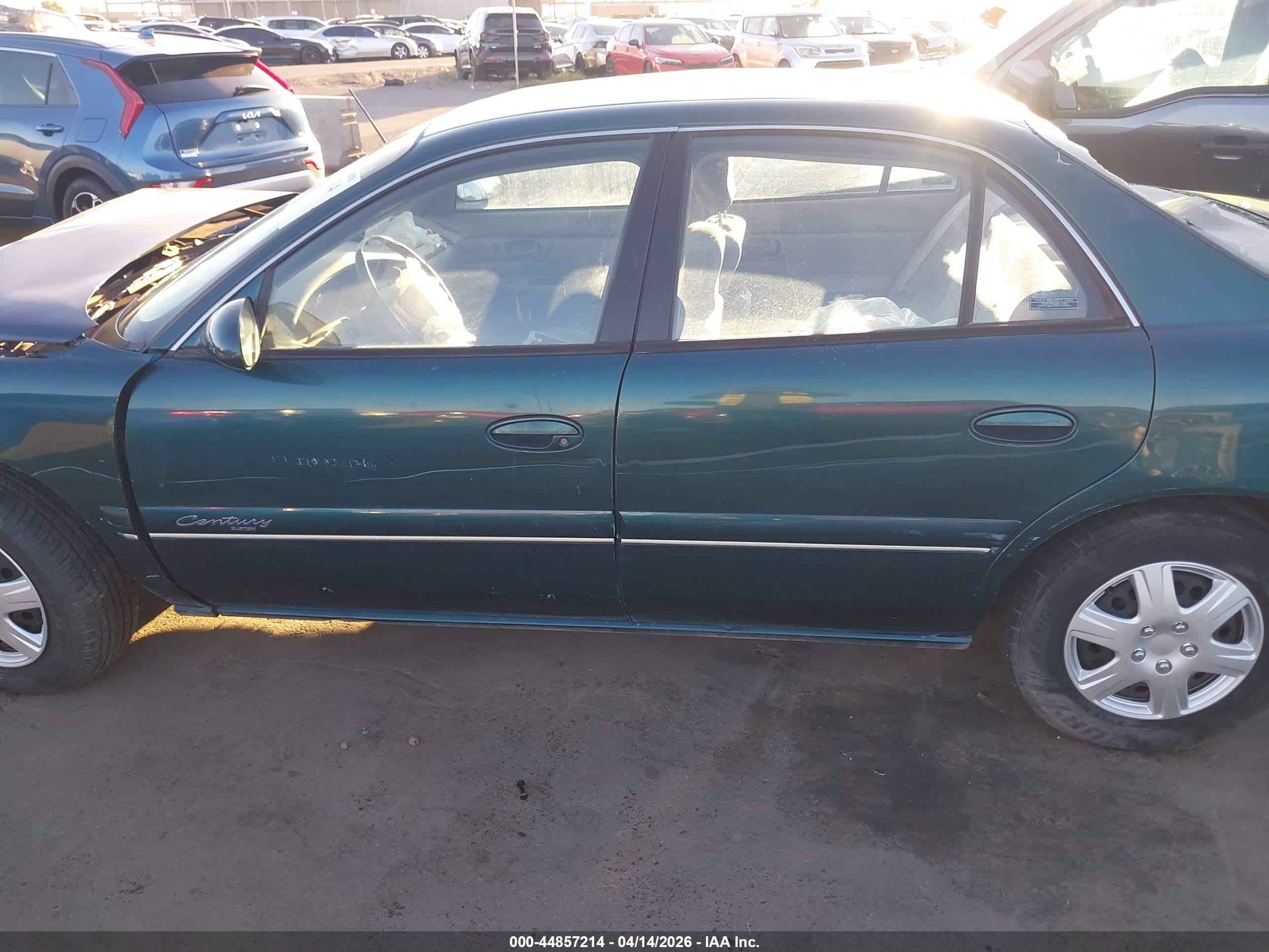 2000 Buick Century Custom Green vin: 2G4WS52J4Y1184913