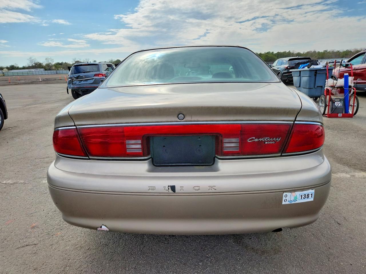 2000 Buick Century Beige vin: 2G4WS52J4Y1274305