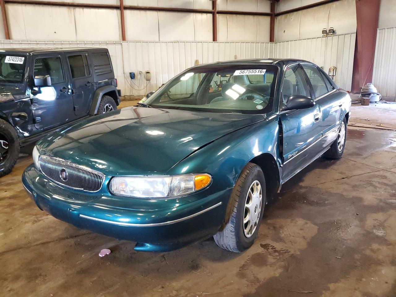 2000 Buick Century Custom Green vin: 2G4WS52J4Y1324443