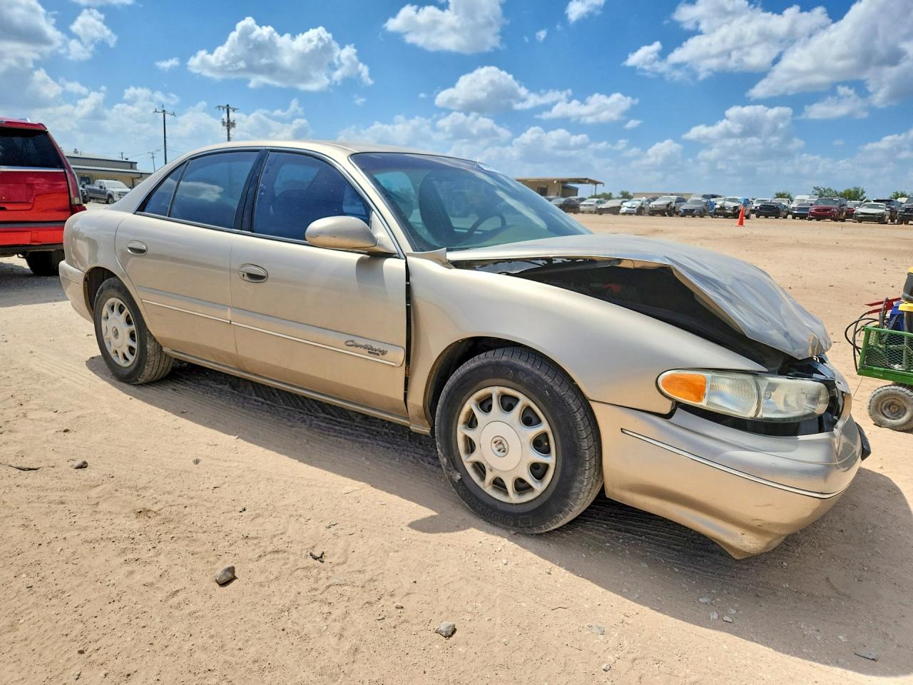 2001 Buick Century Custom Beige vin: 2G4WS52J511130591