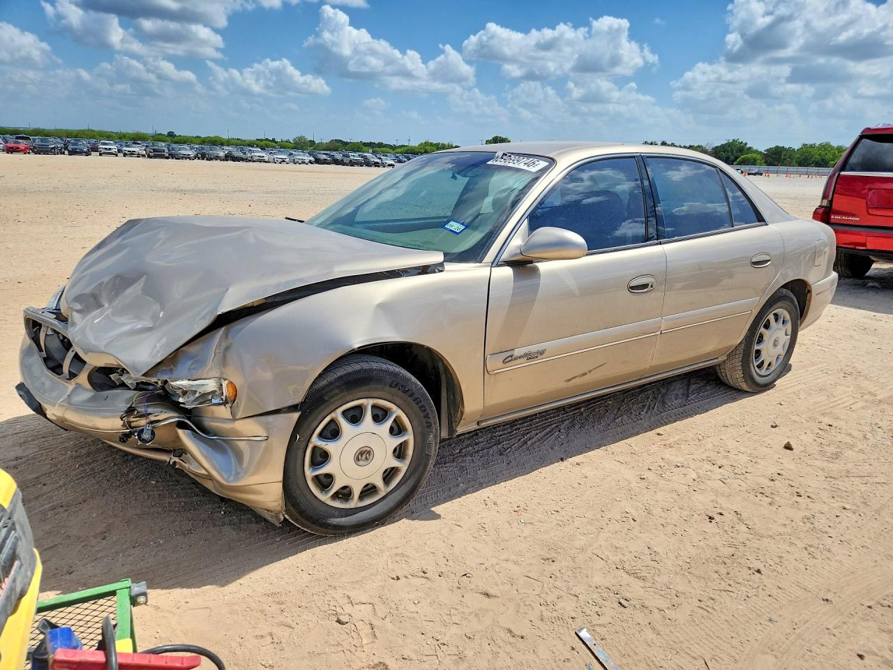 2001 Buick Century Custom Бежевый vin: 2G4WS52J511130591