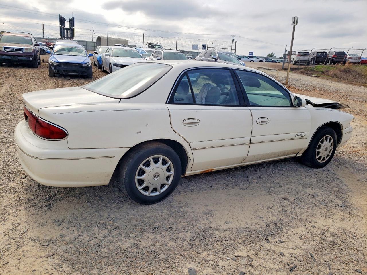 2001 Buick Century White vin: 2G4WS52J511293211