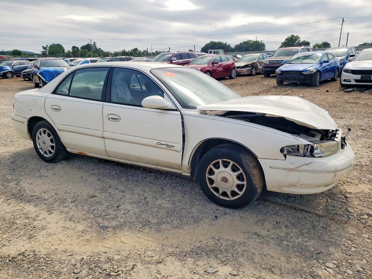 2001 Buick Century White vin: 2G4WS52J511293211