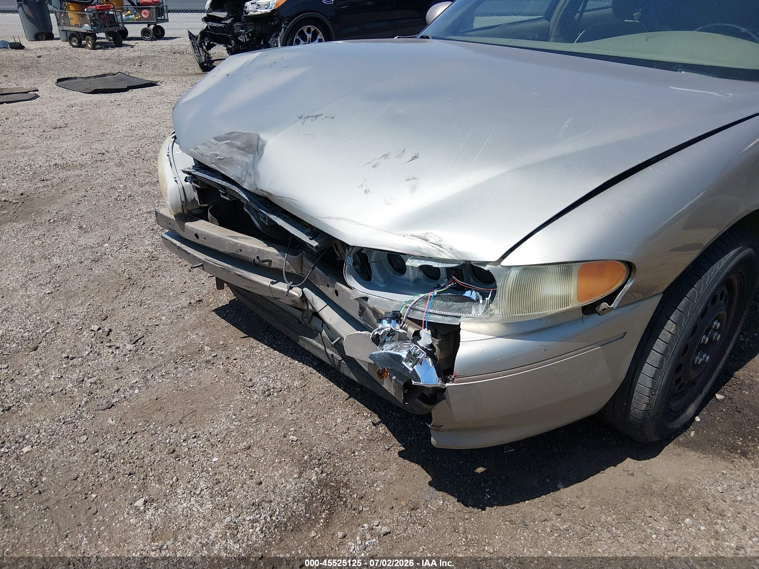 2002 Buick Century Custom Gray vin: 2G4WS52J521138577
