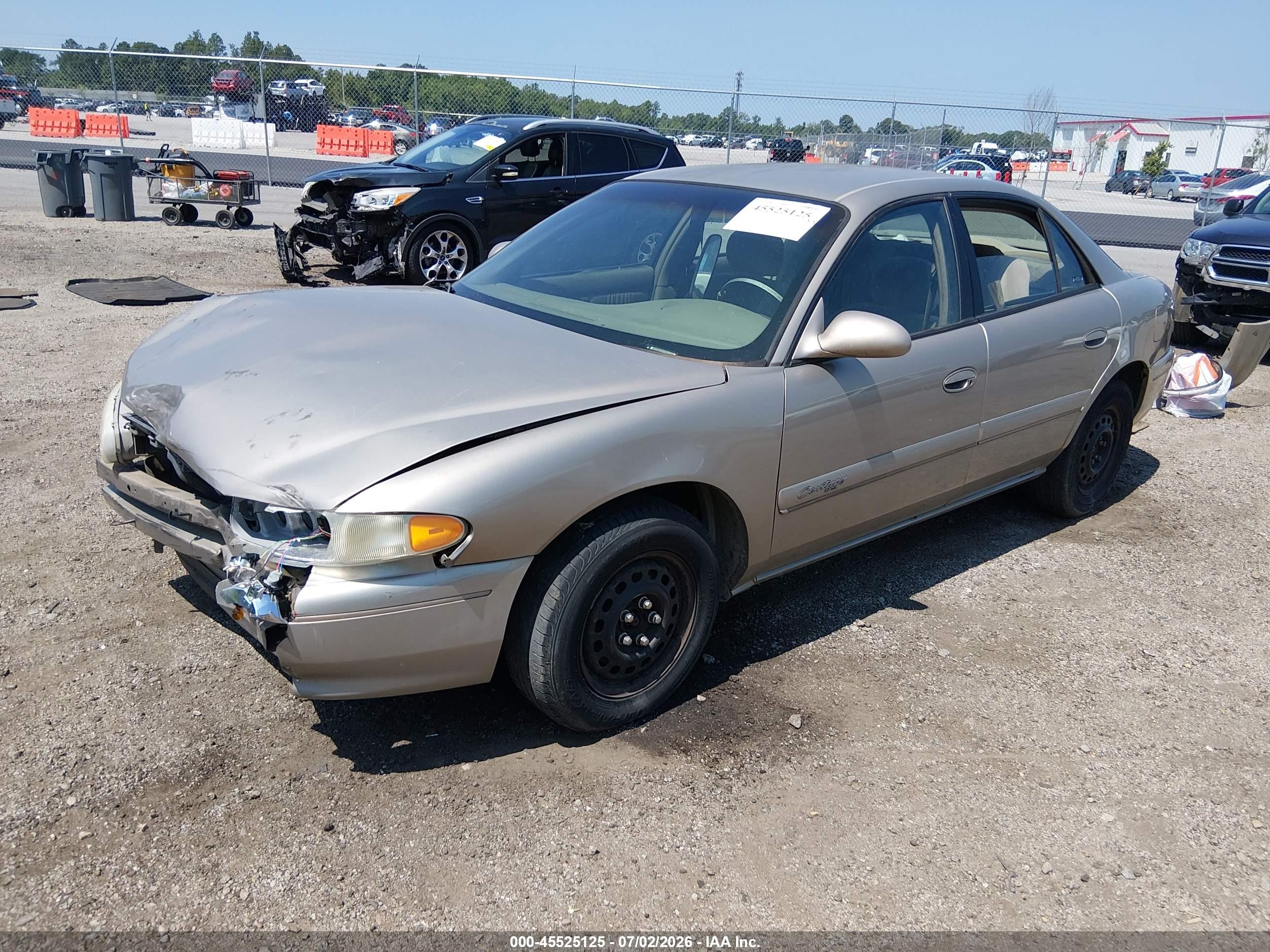 2002 Buick Century Custom Gray vin: 2G4WS52J521138577