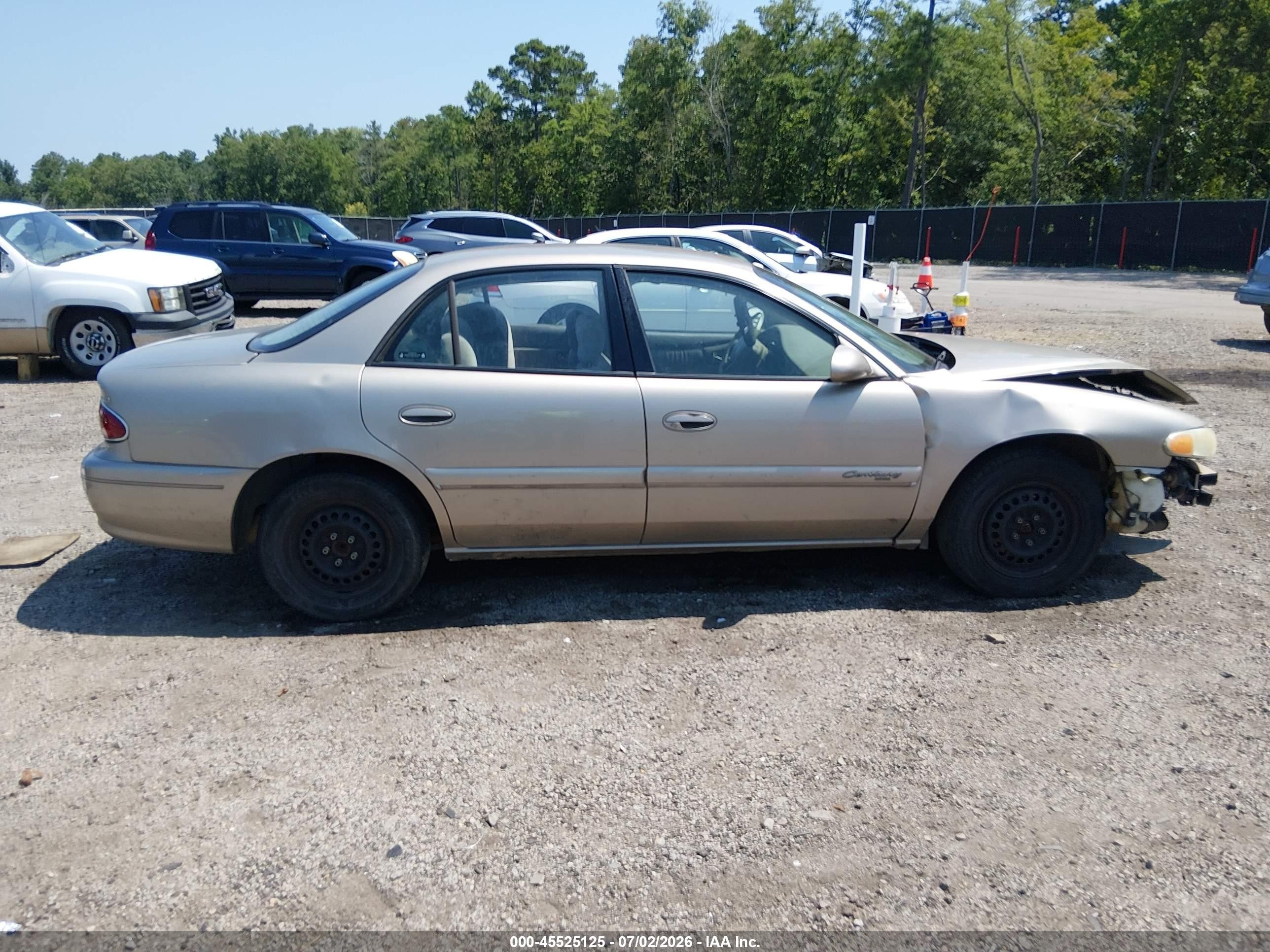 2002 Buick Century Custom Gray vin: 2G4WS52J521138577
