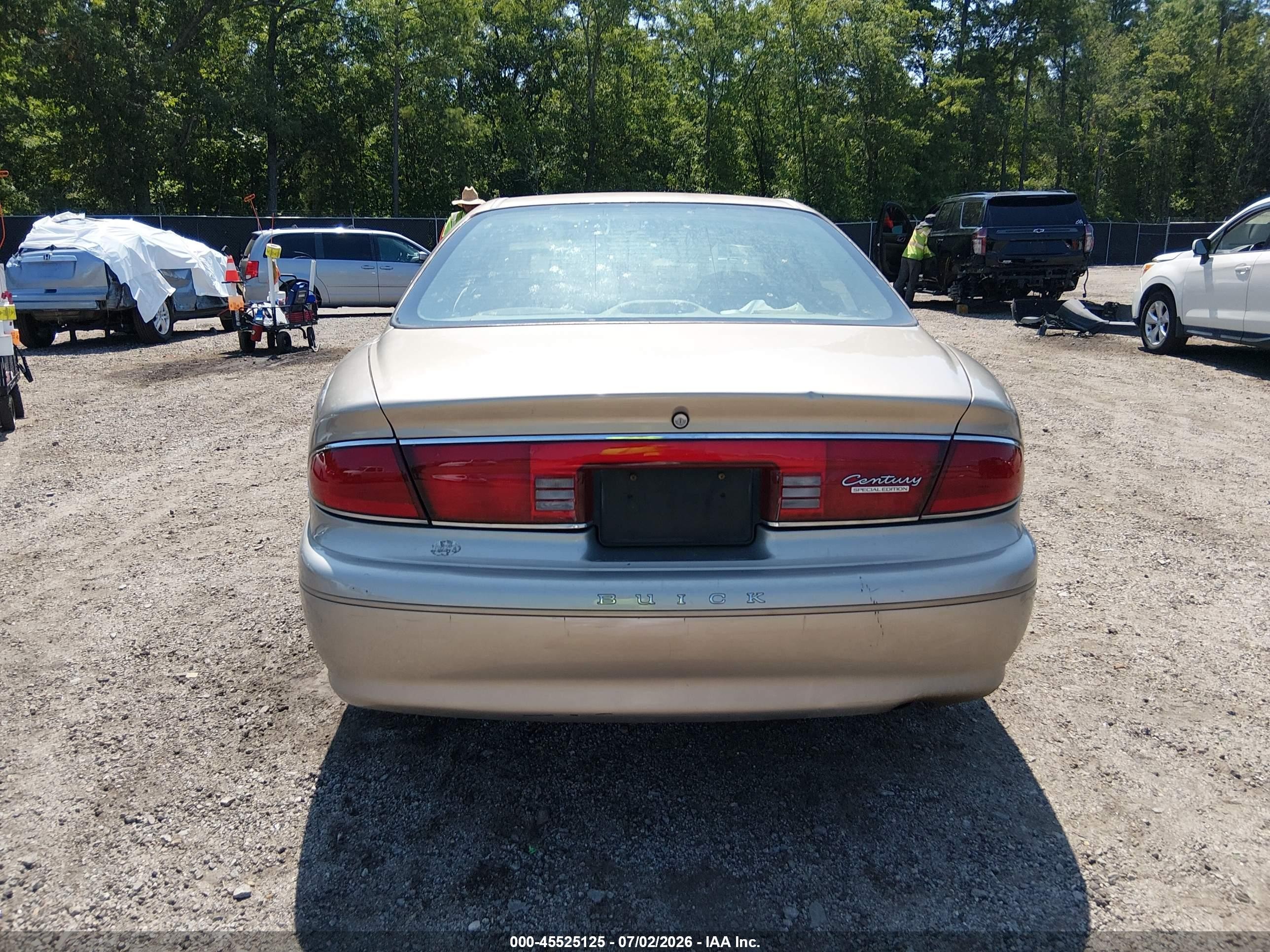 2002 Buick Century Custom Gray vin: 2G4WS52J521138577