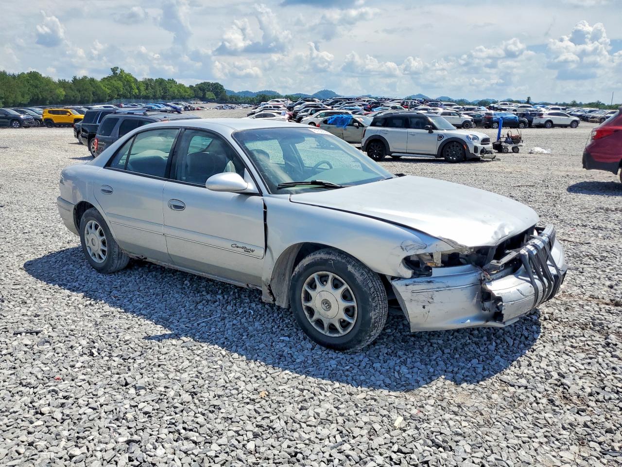 2002 Buick Century Silver vin: 2G4WS52J521273297